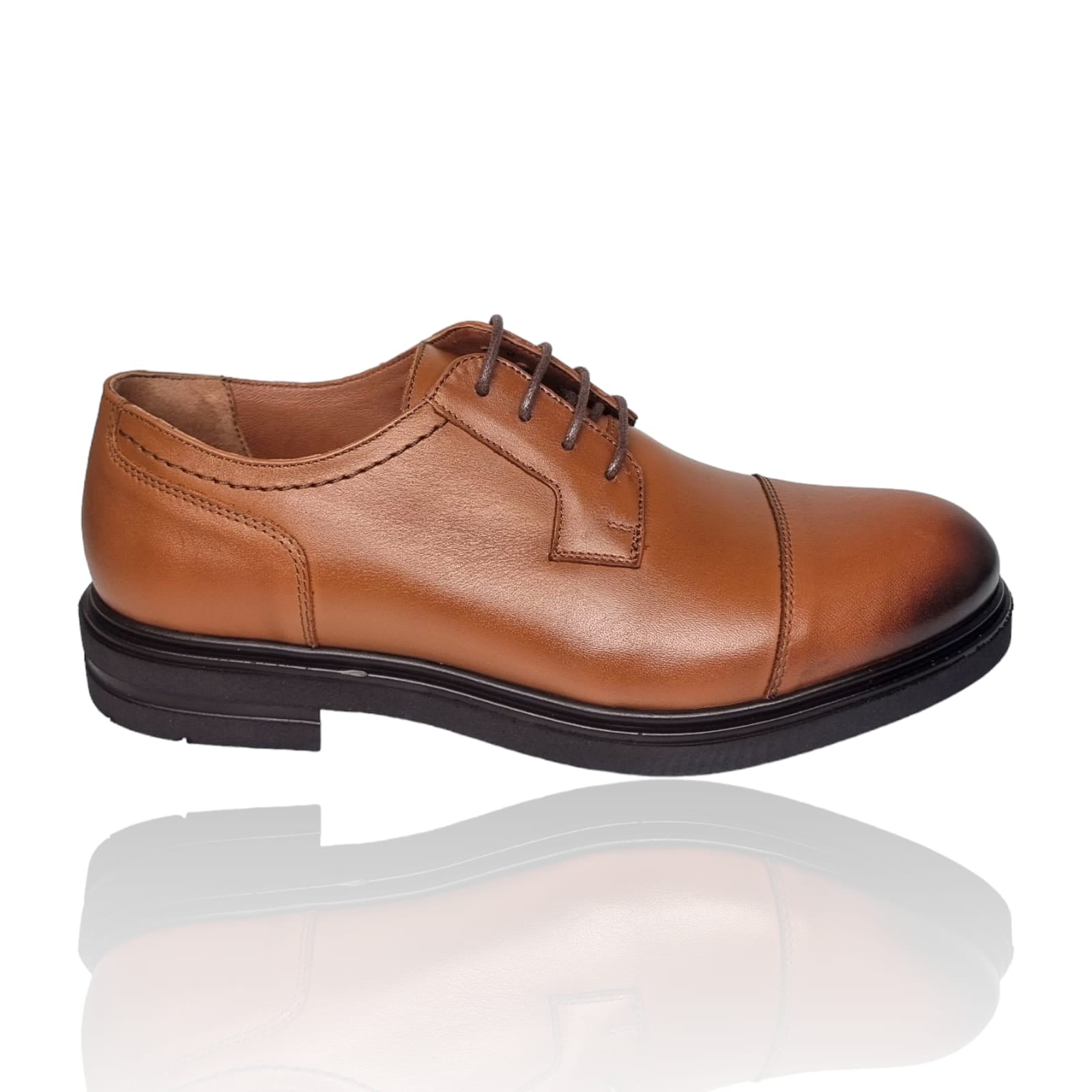 Pantofi Bărbați Eleganți Din Piele Naturală Maro 571