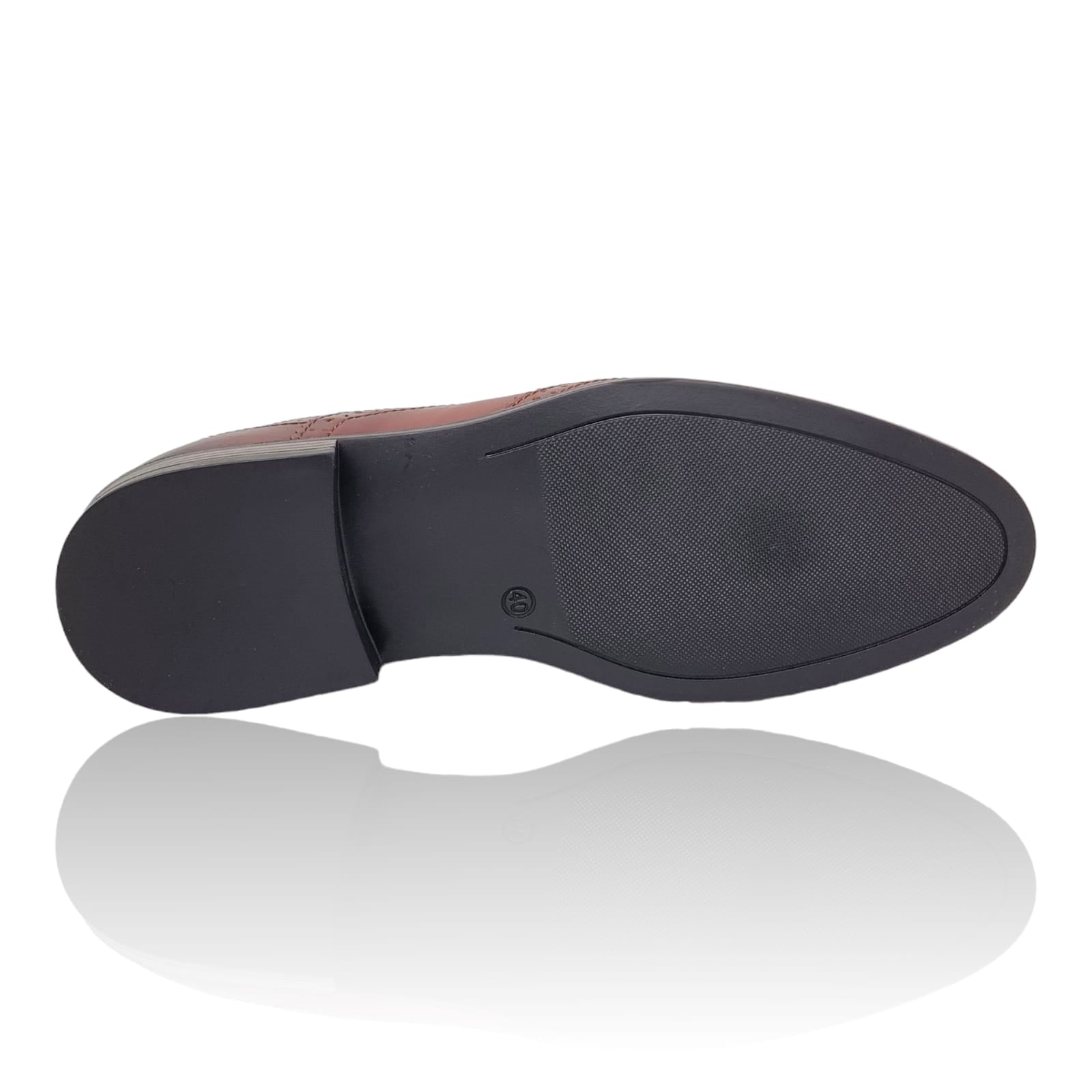 Pantofi Bărbați Eleganți Din Piele Naturală Maro 589