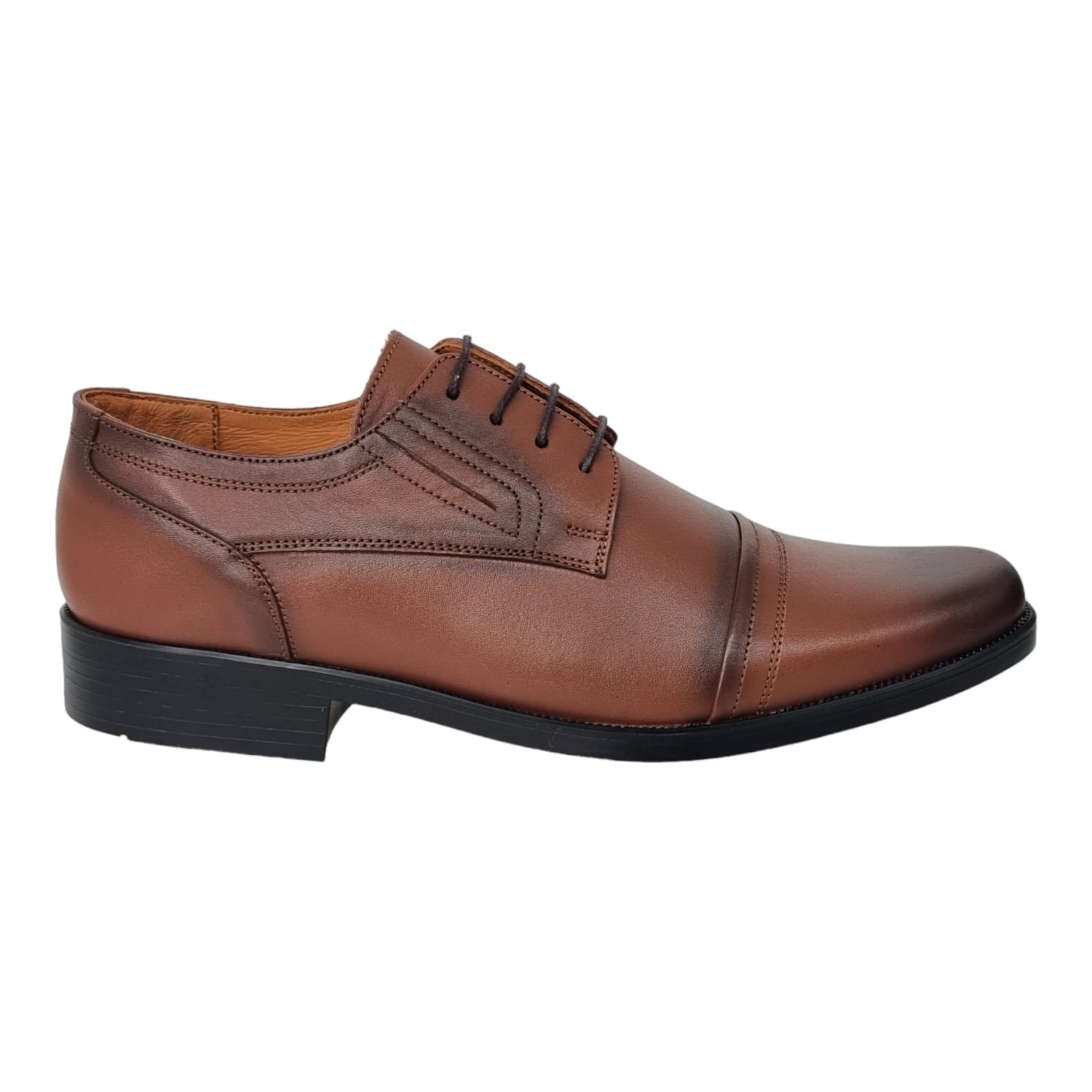 Pantofi Bărbați Eleganți Din Piele Naturală Maro 607