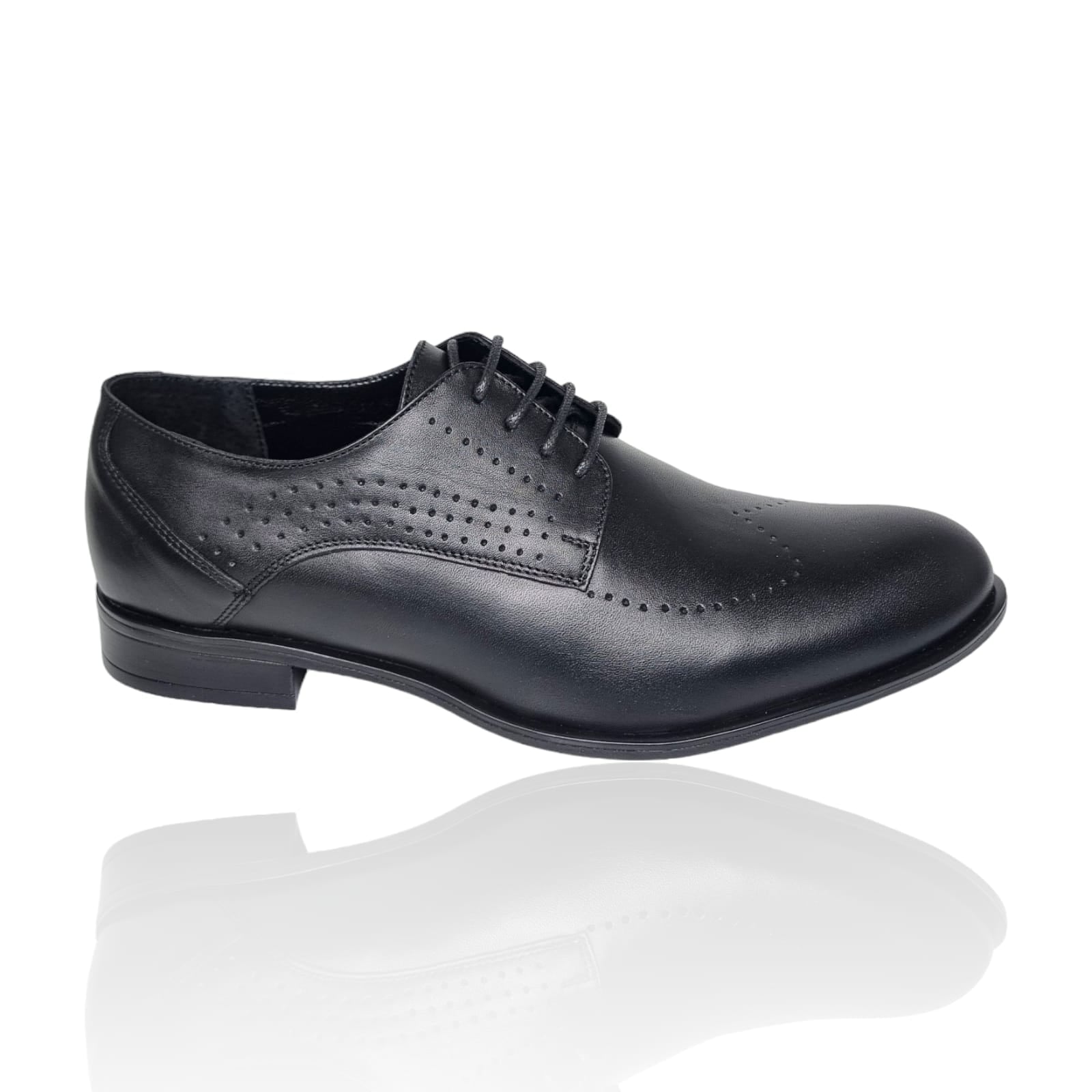 Pantofi Bărbați Eleganți Din Piele Naturală Neagră 553