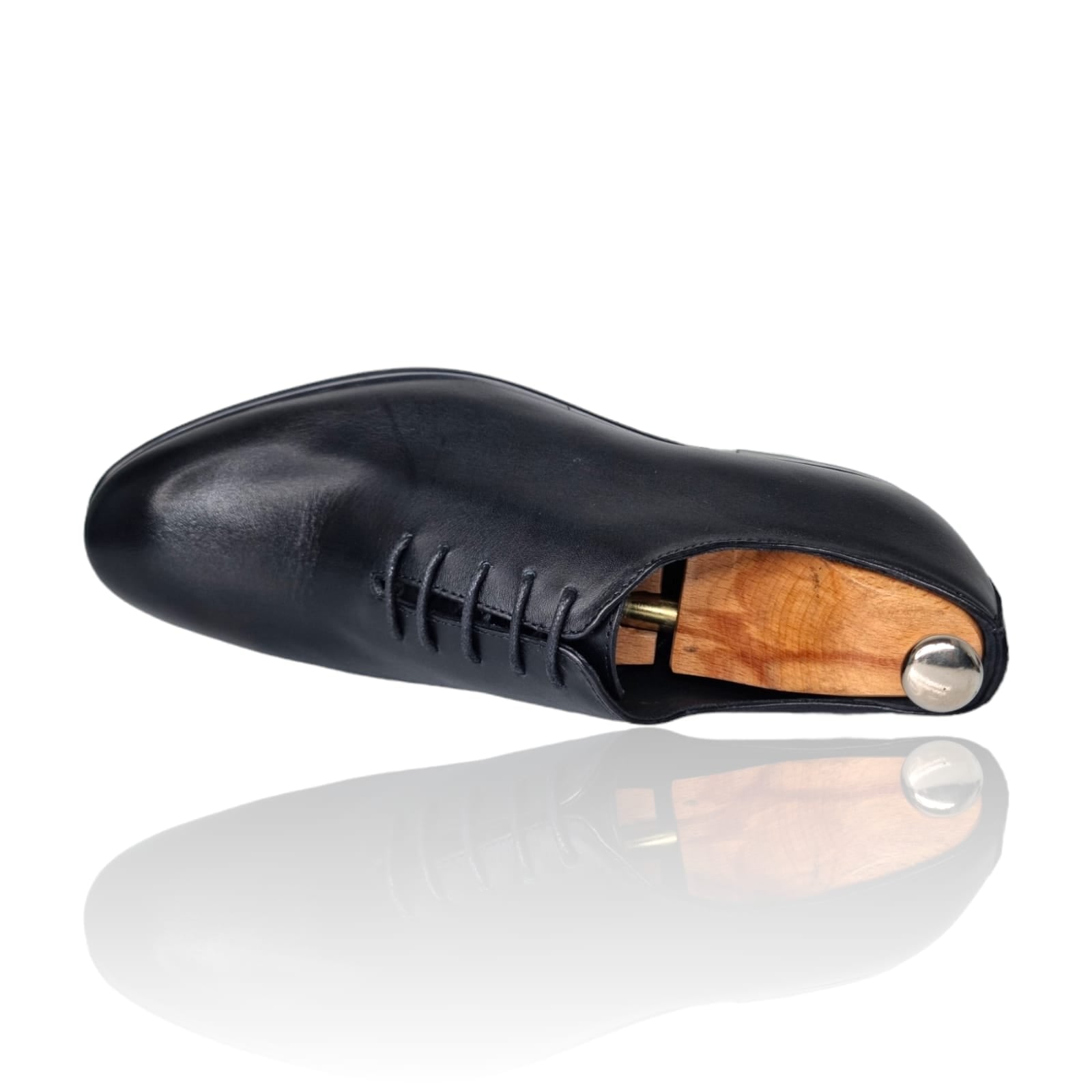Pantofi Bărbați Eleganți Din Piele Naturală Neagră 583
