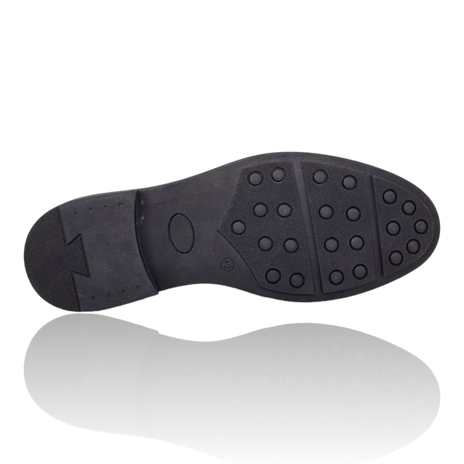 Pantofi Bărbați Eleganți Din Piele Naturală Neagra 598