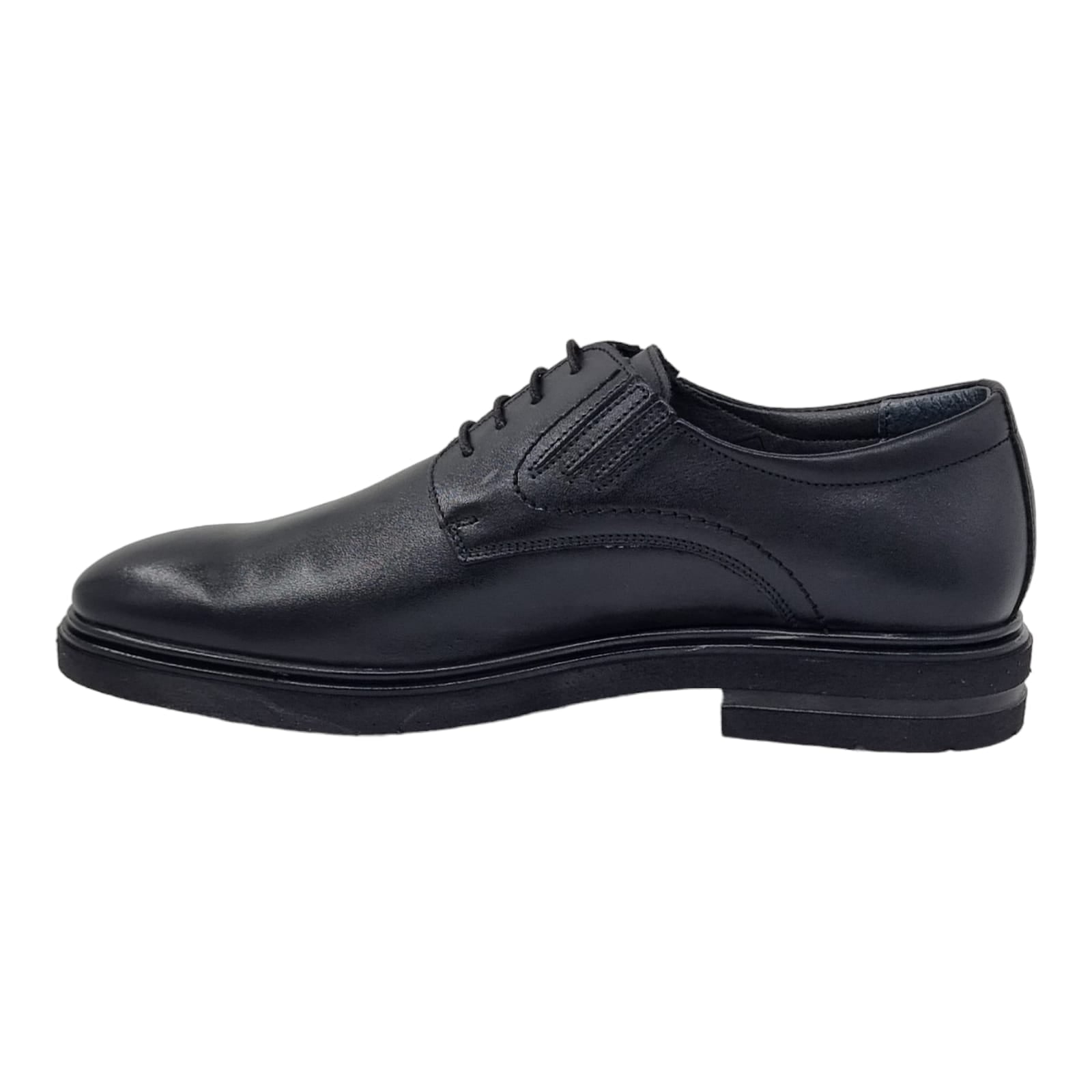 Pantofi Bărbați Eleganți Din Piele Naturală Neagra 601