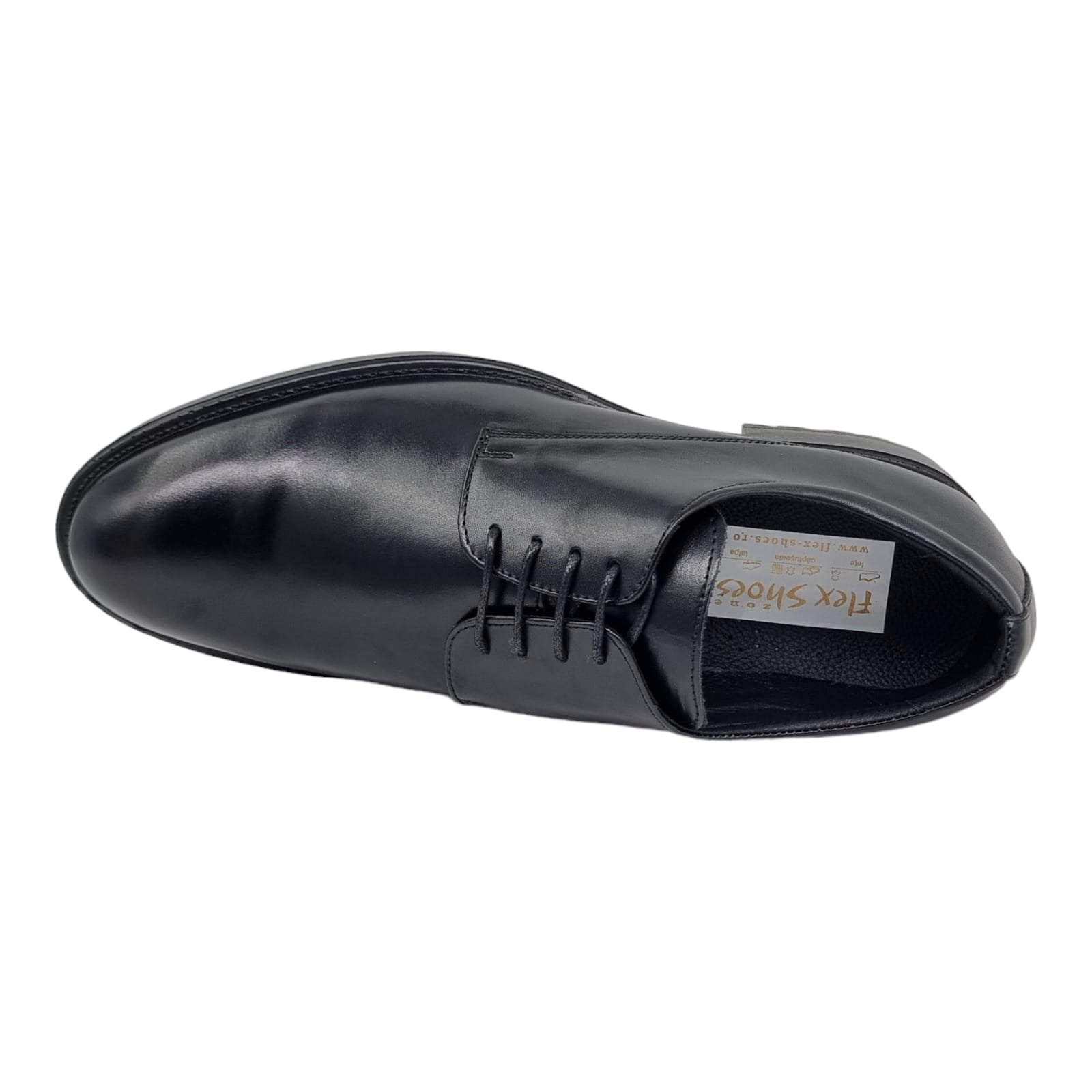 Pantofi Bărbați Eleganți Din Piele Naturală Neagra 603