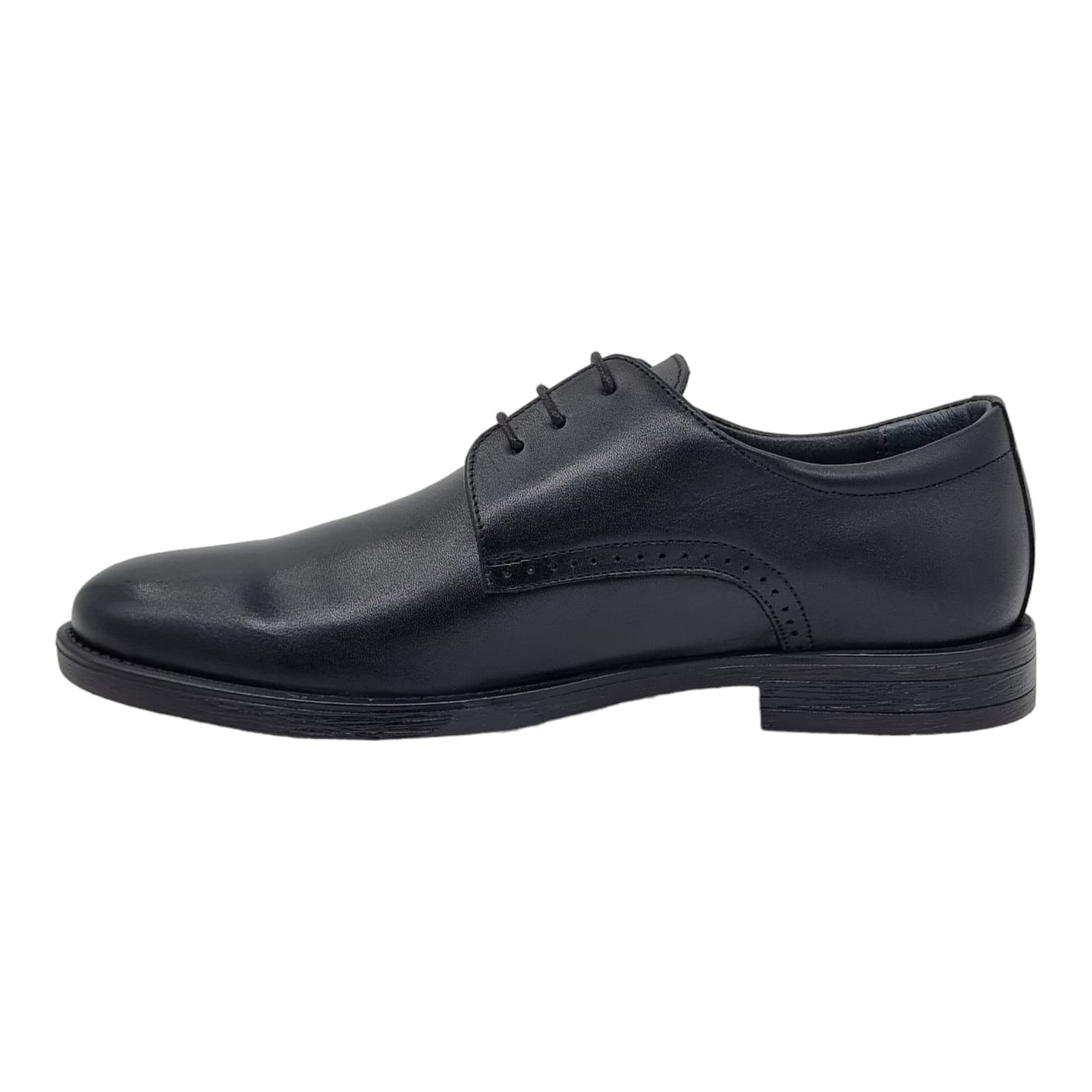 Pantofi Bărbați Eleganți Din Piele Naturală Neagra 604