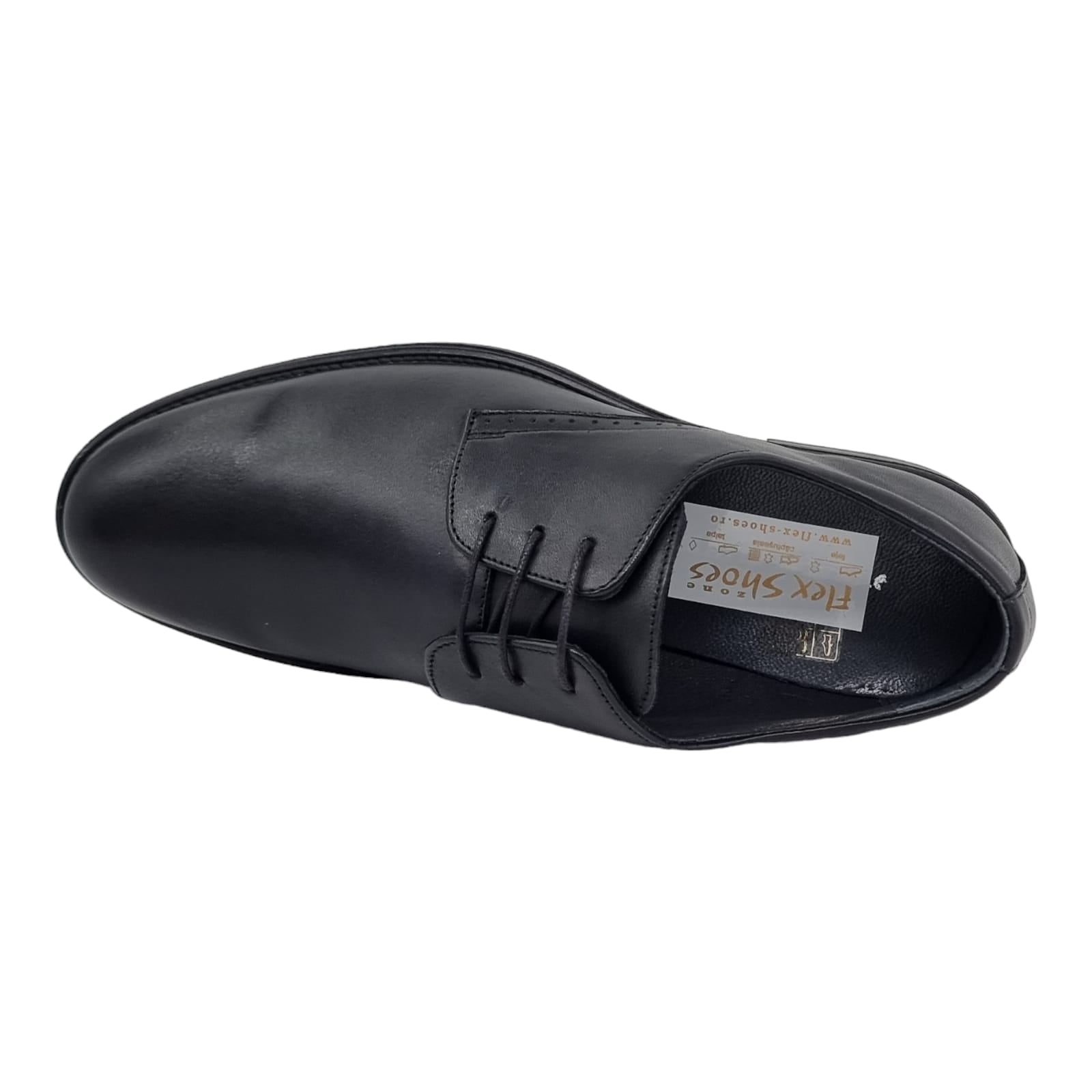 Pantofi Bărbați Eleganți Din Piele Naturală Neagra 604