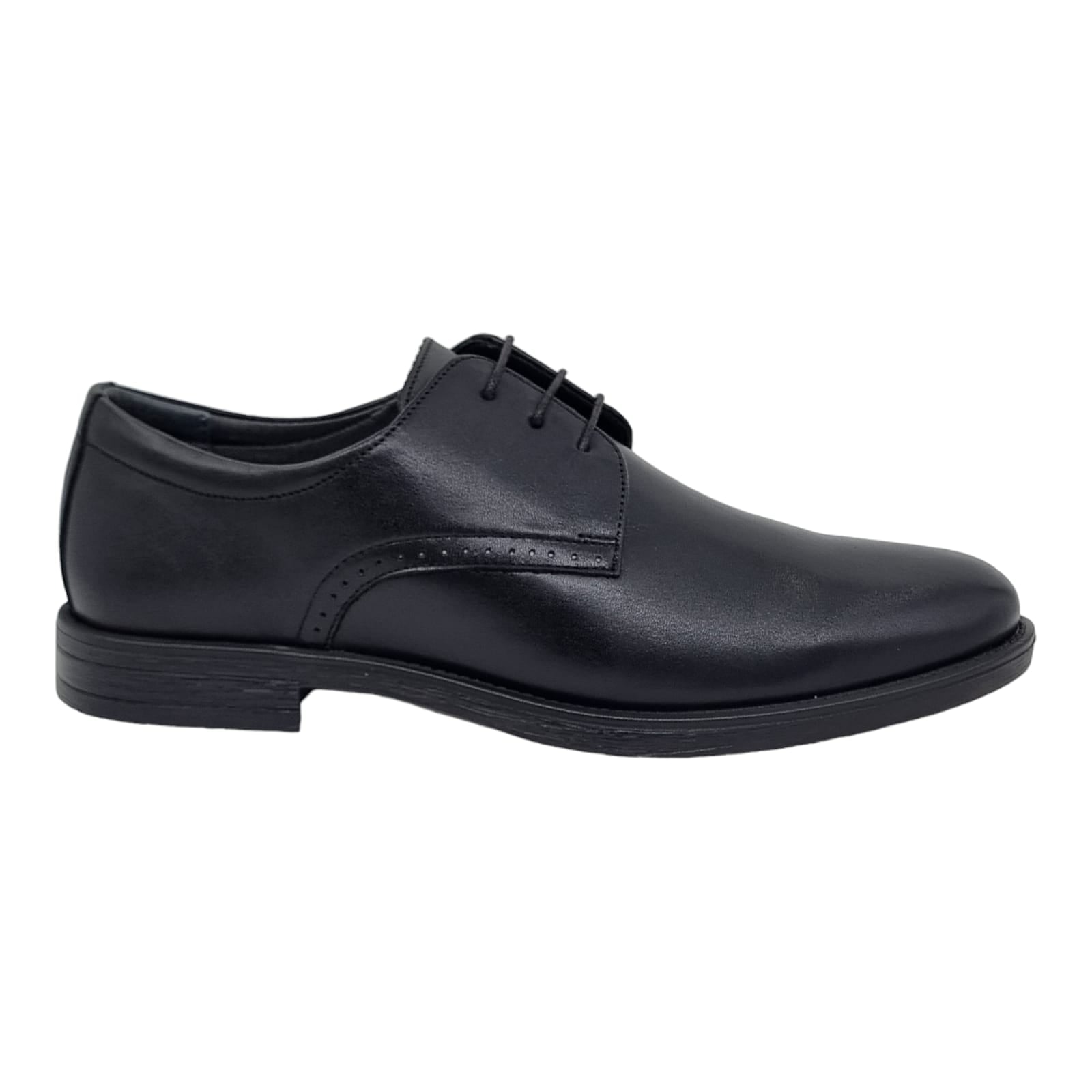 Pantofi Bărbați Eleganți Din Piele Naturală Neagra 604