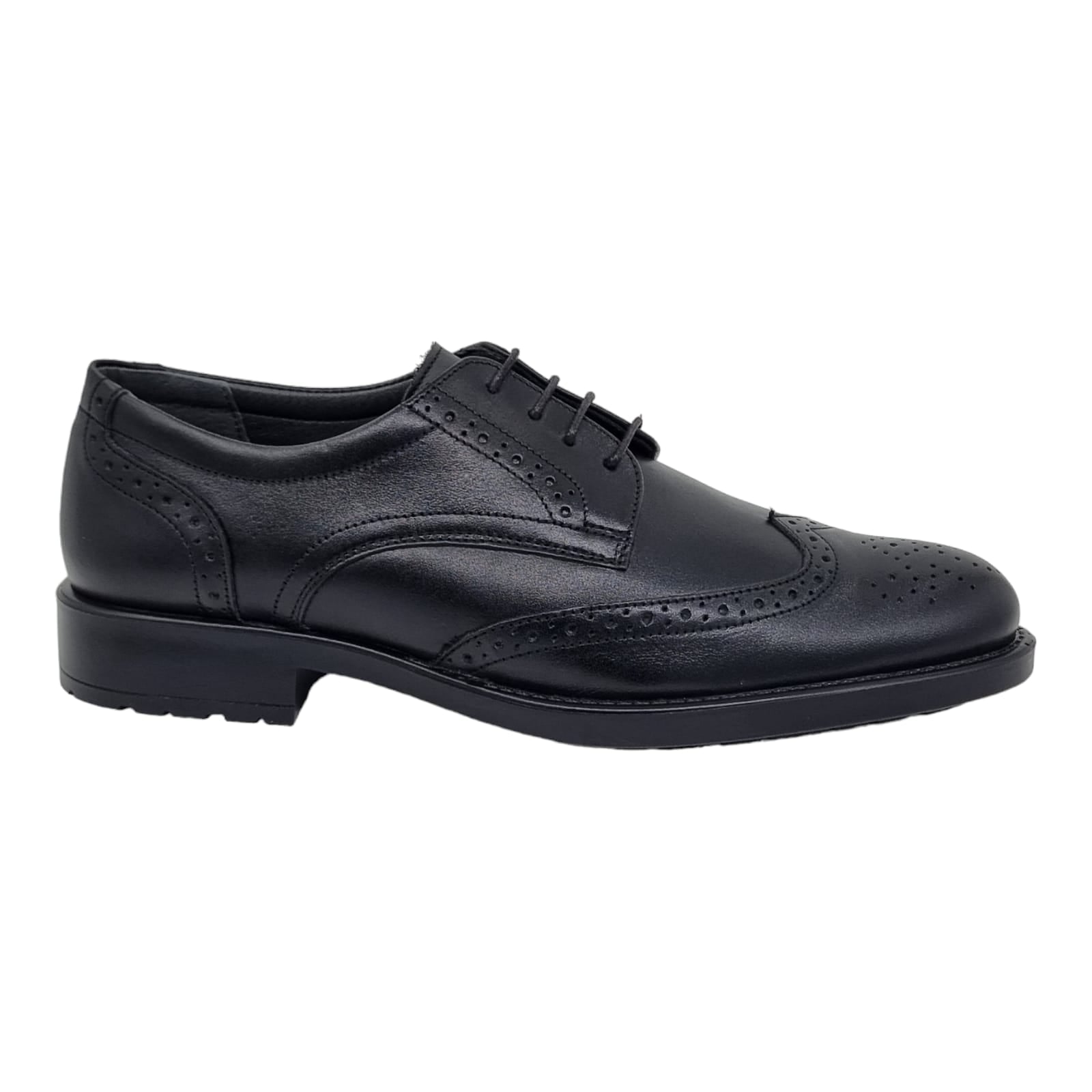 Pantofi Bărbați Eleganți Din Piele Naturală Neagra 605