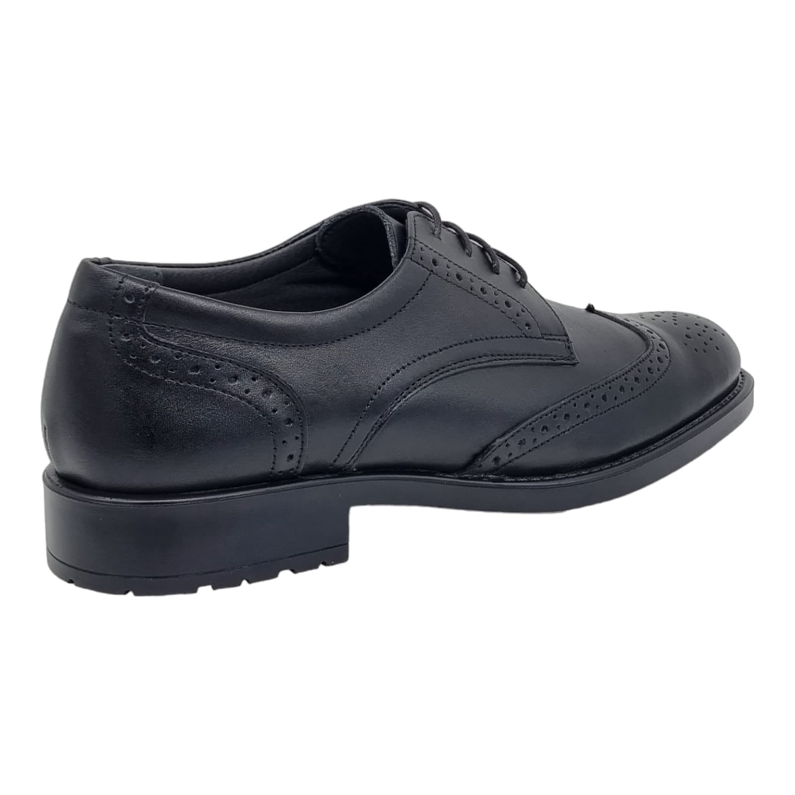 Pantofi Bărbați Eleganți Din Piele Naturală Neagra 605