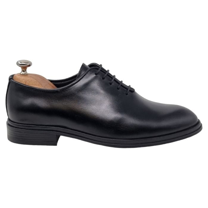 Pantofi Bărbați Eleganți Din Piele Naturală Neagra 611