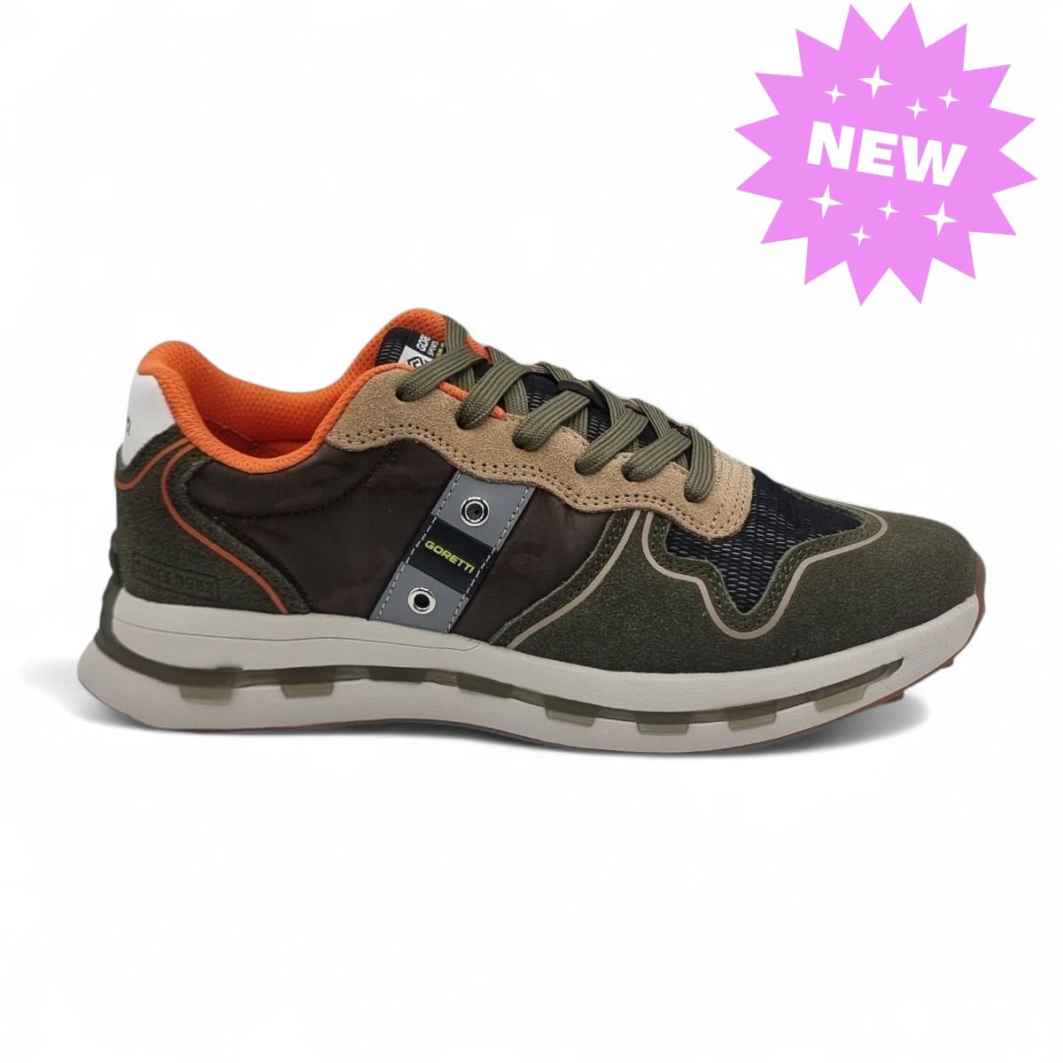 Pantofi Bărbați Sport Kaki 4016