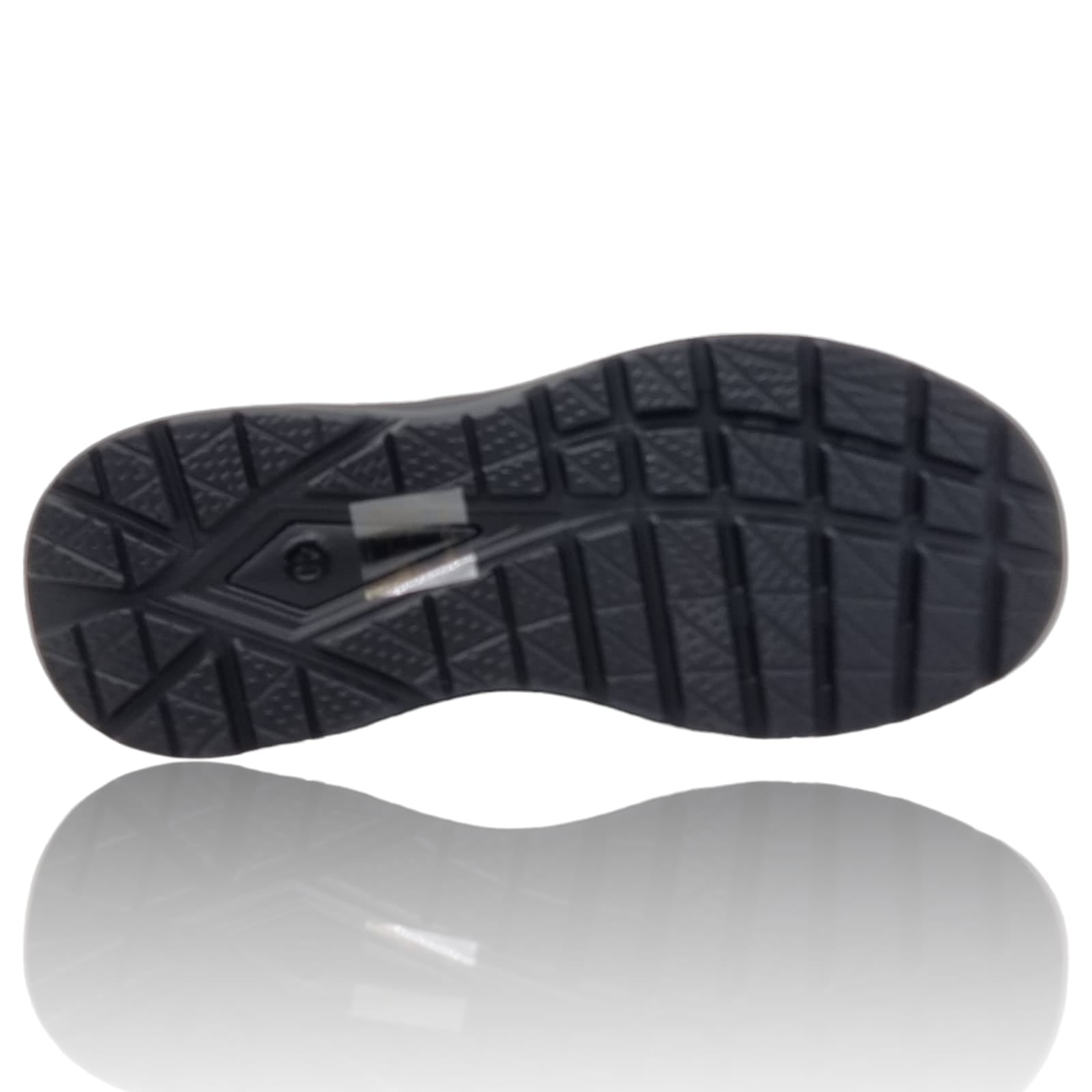 Pantofi Bărbați Sport Din Piele Naturală Neagră 3561