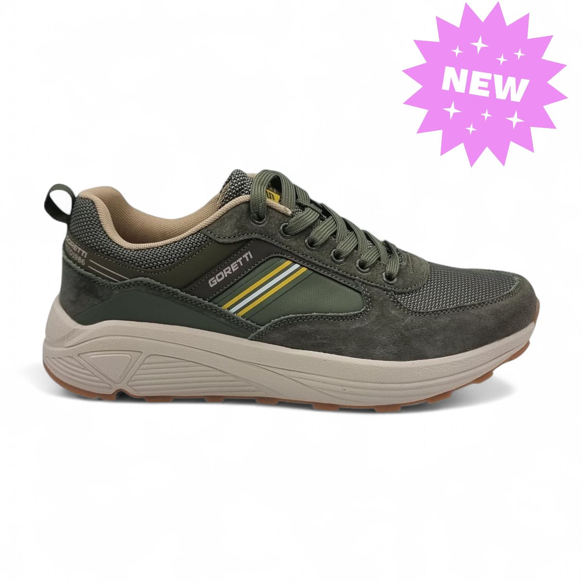 Pantofi Bărbați Sport Kaki 4013