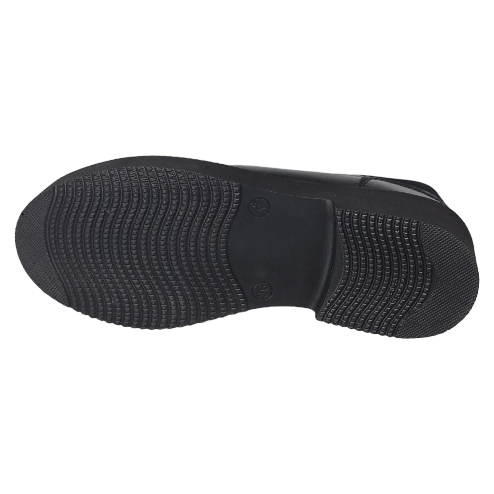 Pantofi Damă Casual Confort Din Piele Neagră 25114