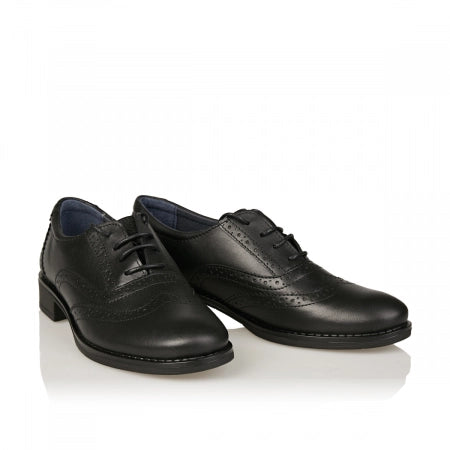 Pantofi Damă Casual Confort Din Piele Naturală Neagră 25102
