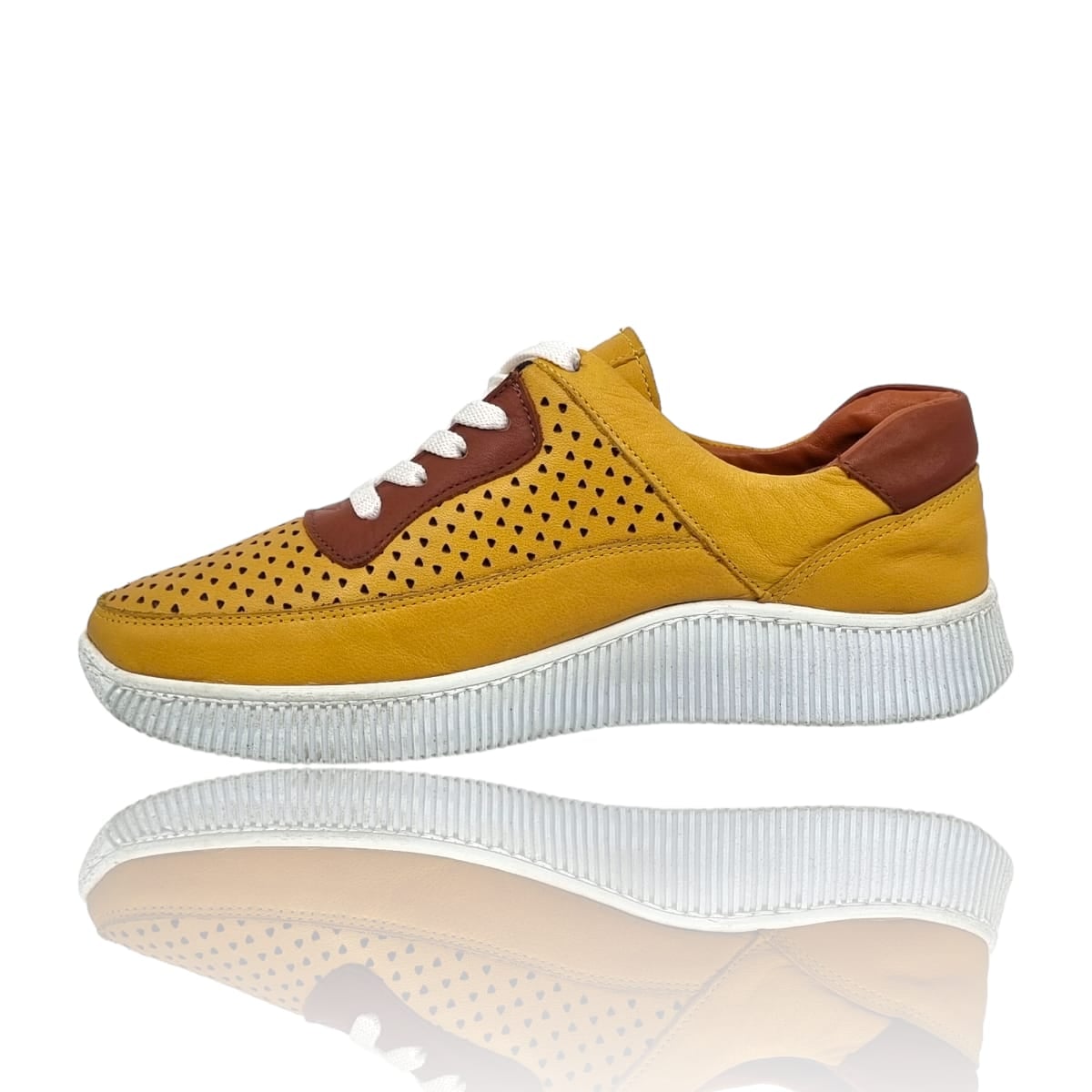 Pantofi Damă Casual Confort Din Piele 25190