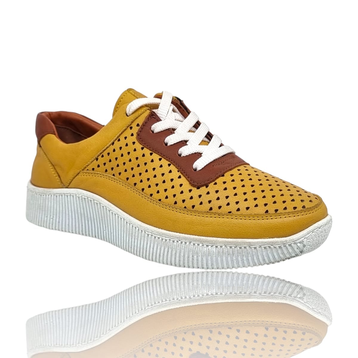 Pantofi Damă Casual Confort Din Piele 25190