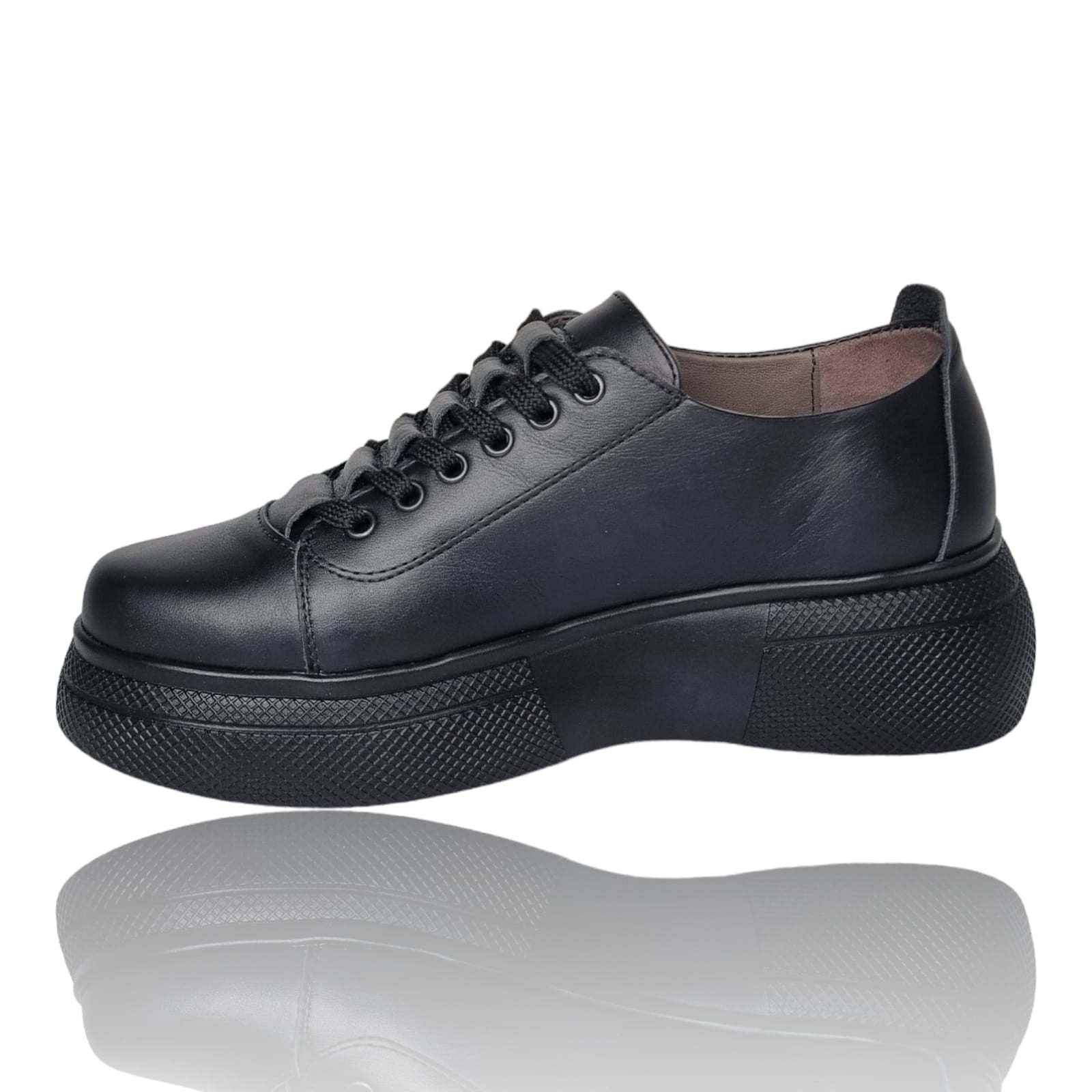 Pantofi Damă Casual Confort Din Piele 25247