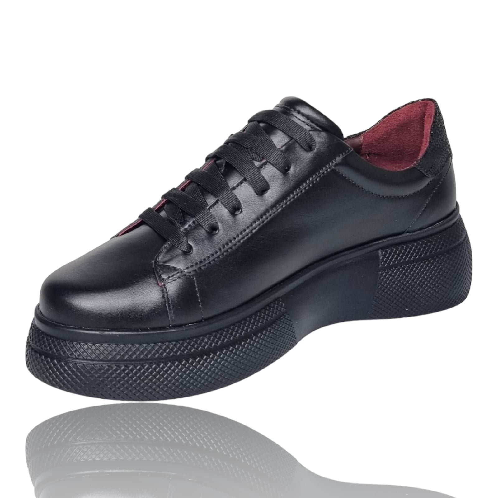Pantofi Damă Casual Confort Din Piele 25248