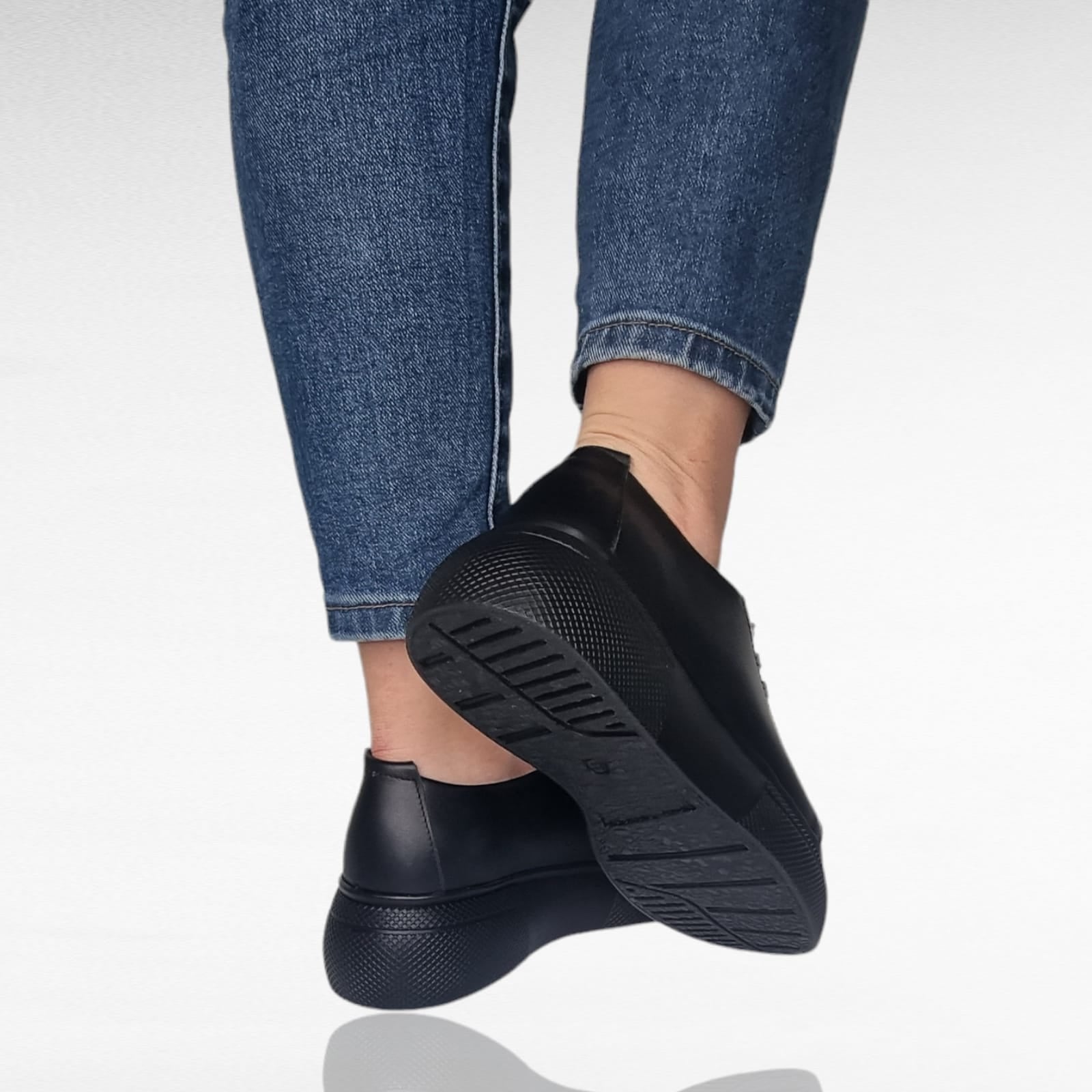 Pantofi Damă Casual Confort Din Piele 25248