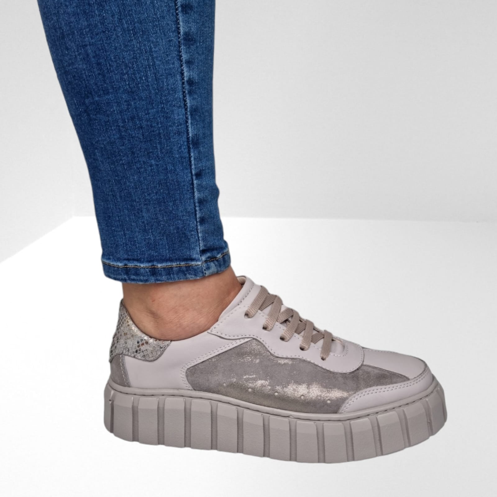 Pantofi Damă Casual Confort Din Piele 25249