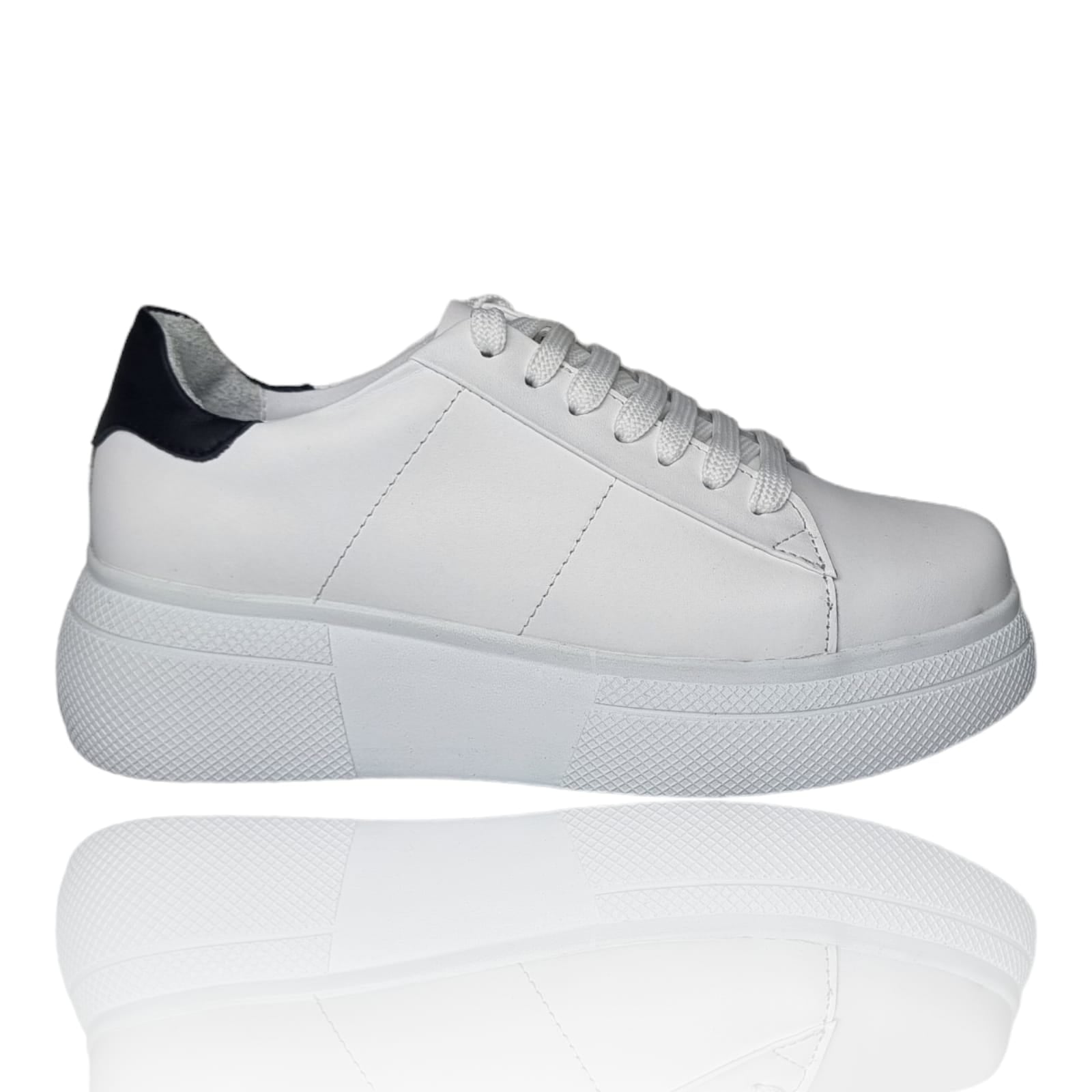 Pantofi Damă Casual Confort Din Piele Naturală Albă 25254