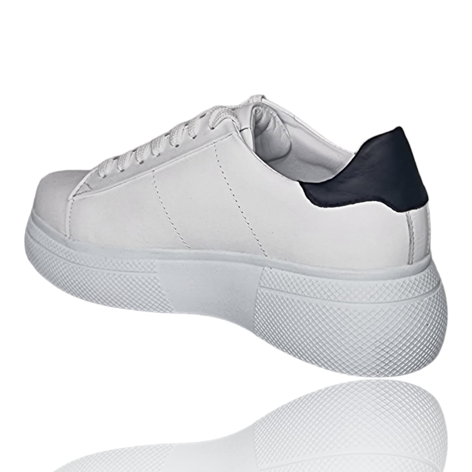 Pantofi Damă Casual Confort Din Piele Naturală Albă 25254