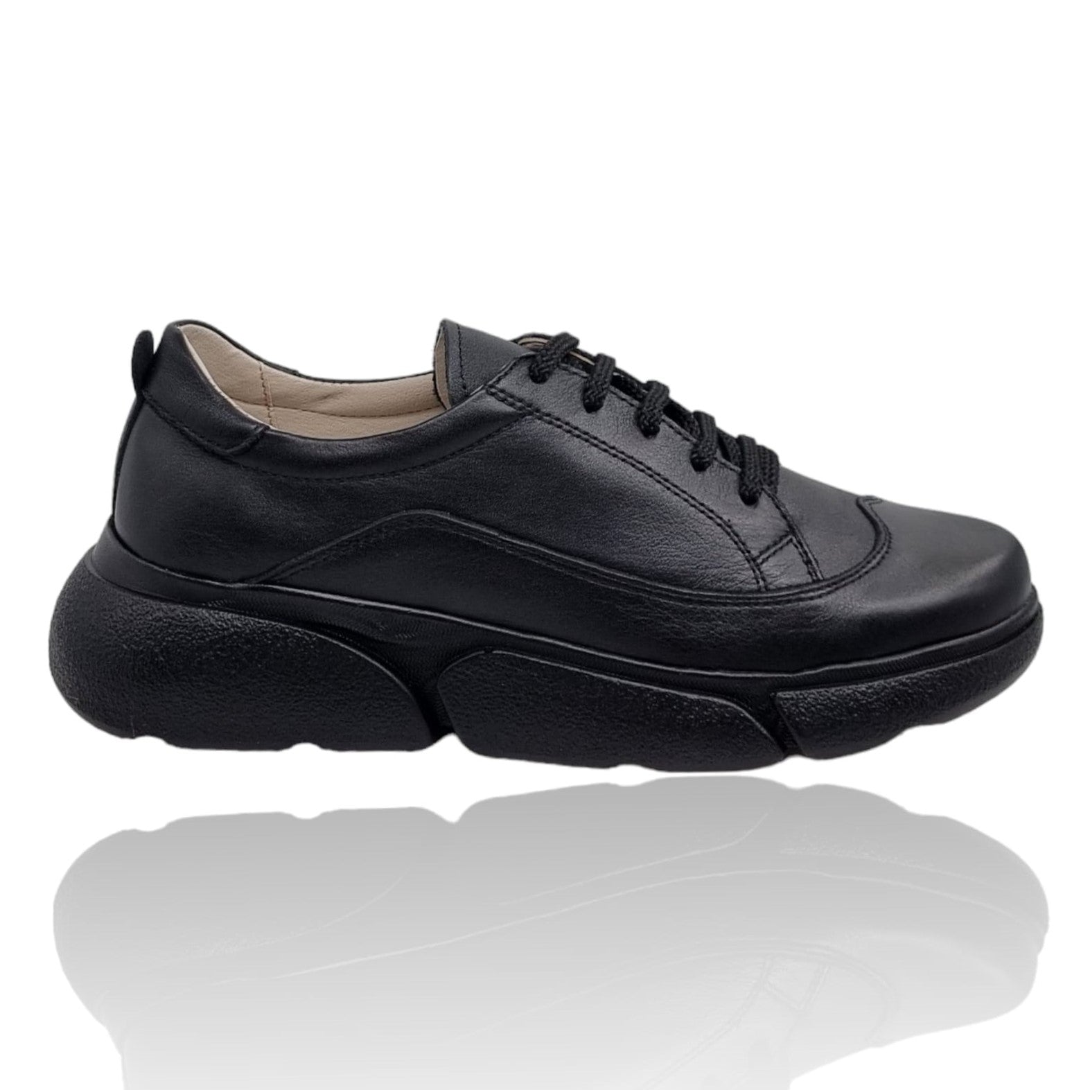 Pantofi Damă Casual Confort Din Piele 25288