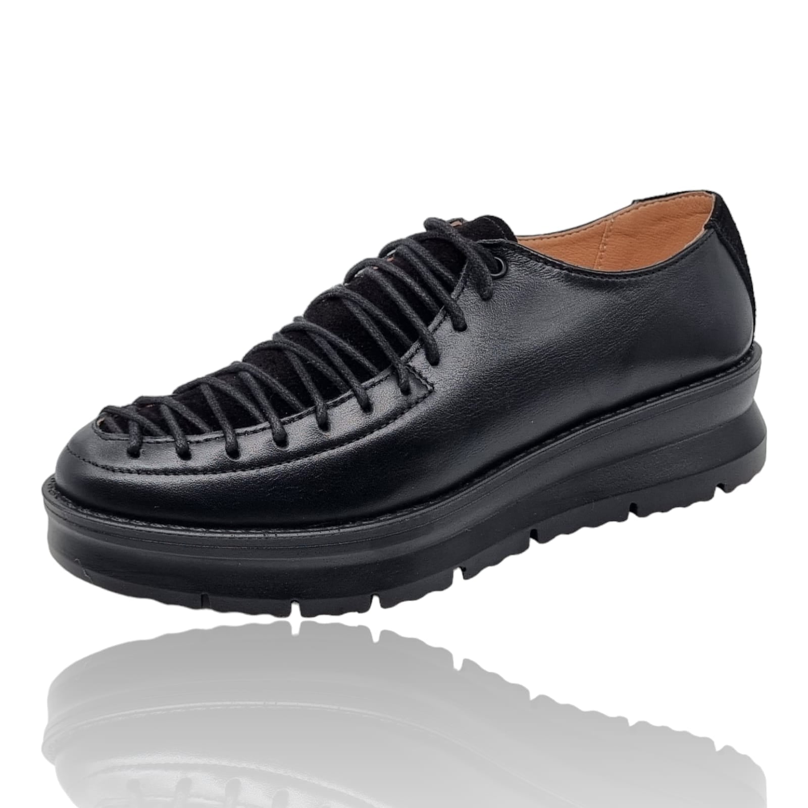 Pantofi Damă Casual Confort Din Piele 25295