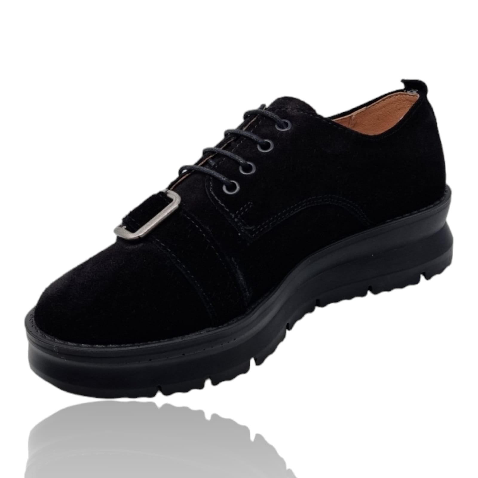 Pantofi Damă Casual Confort Din Piele 25300