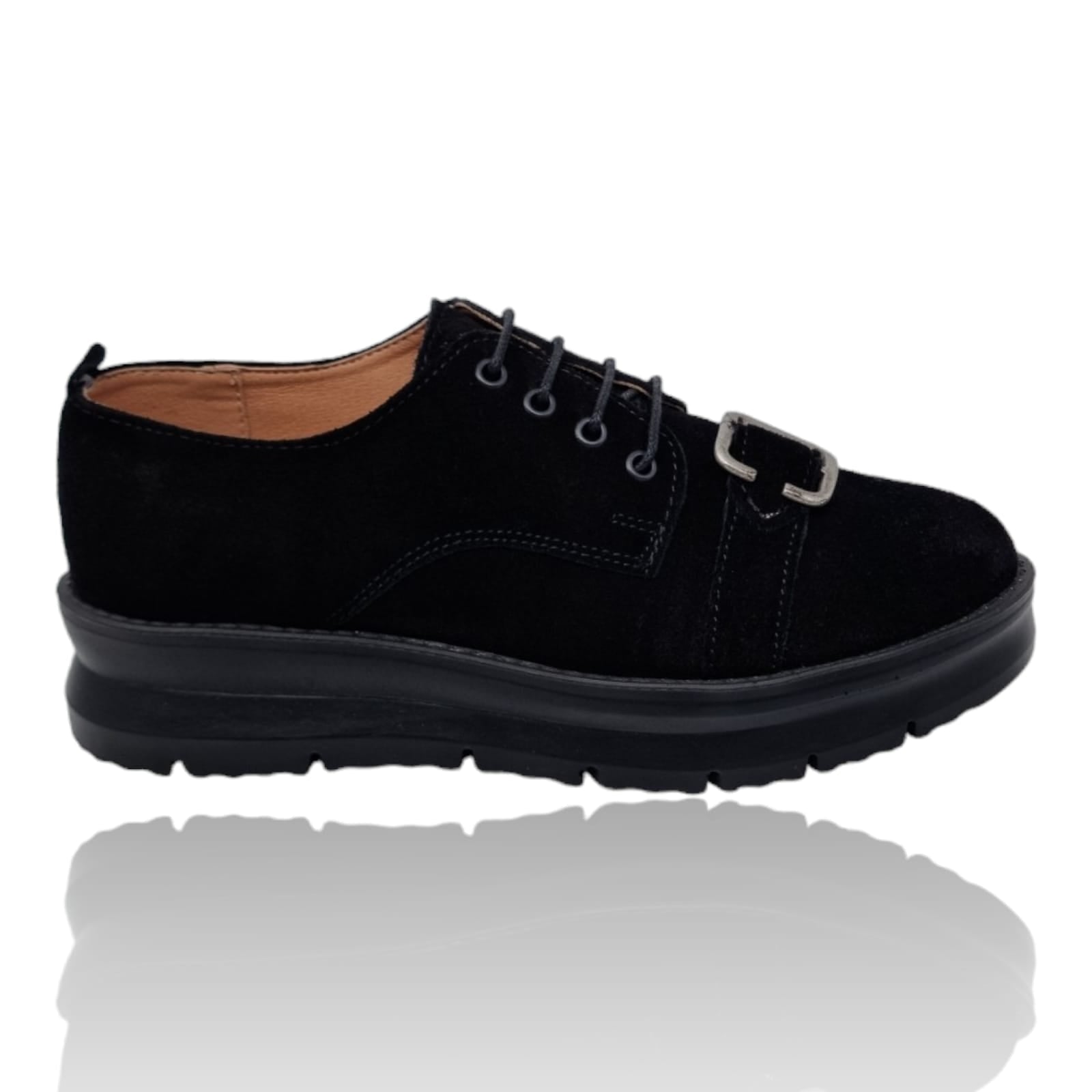 Pantofi Damă Casual Confort Din Piele 25300