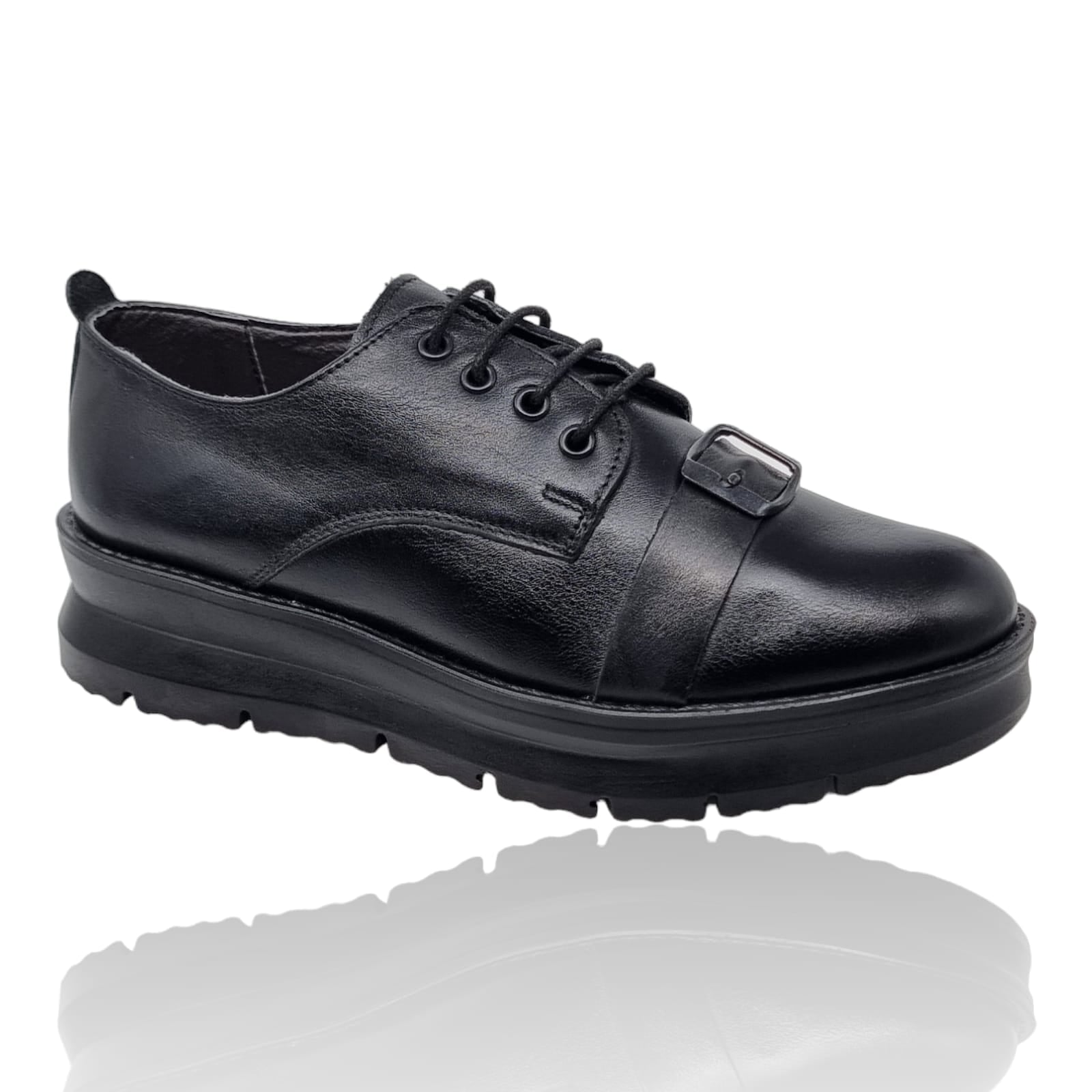 Pantofi Damă Casual Confort Din Piele 25301