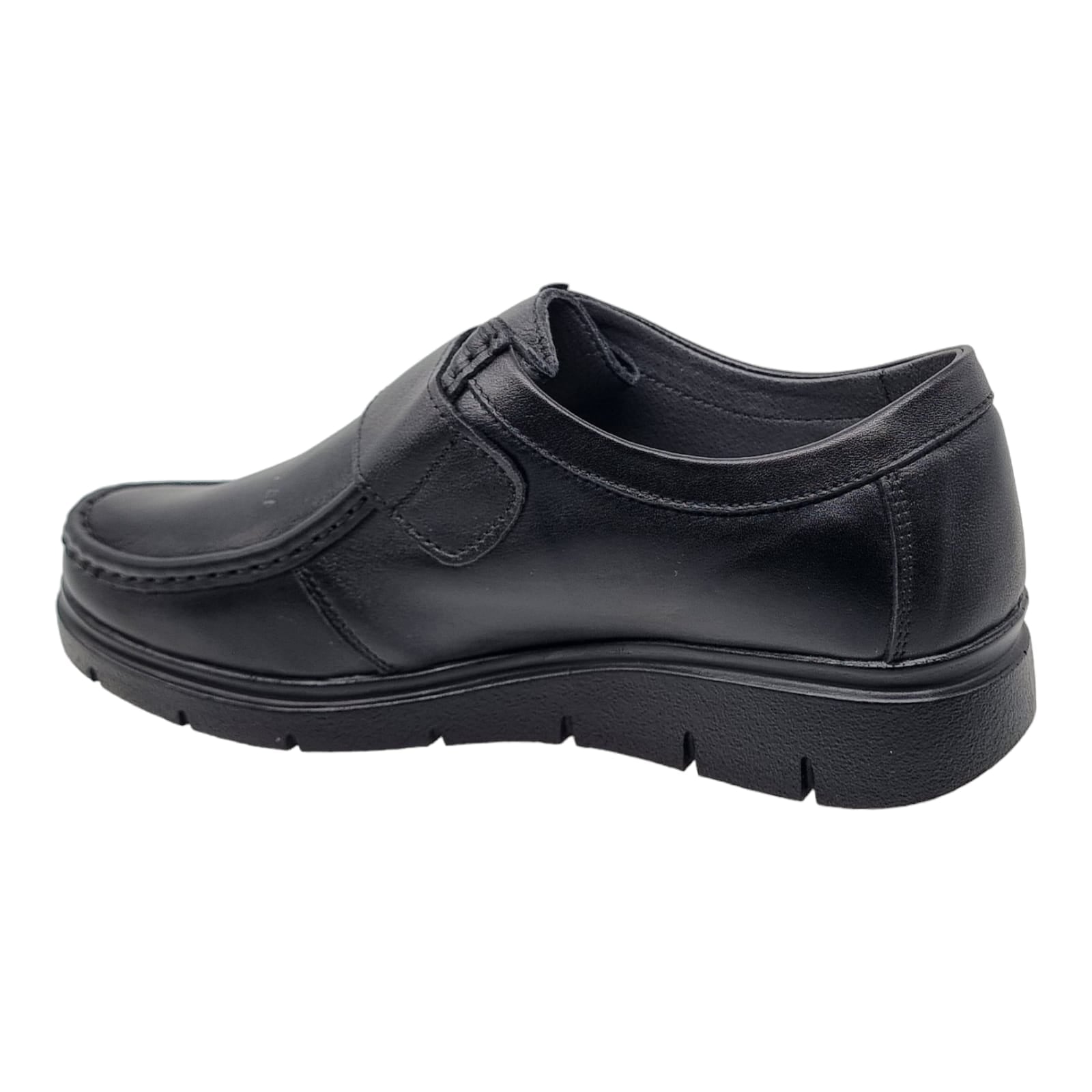 Pantofi Damă Casual Confort Din Piele Naturala Neagra 25317
