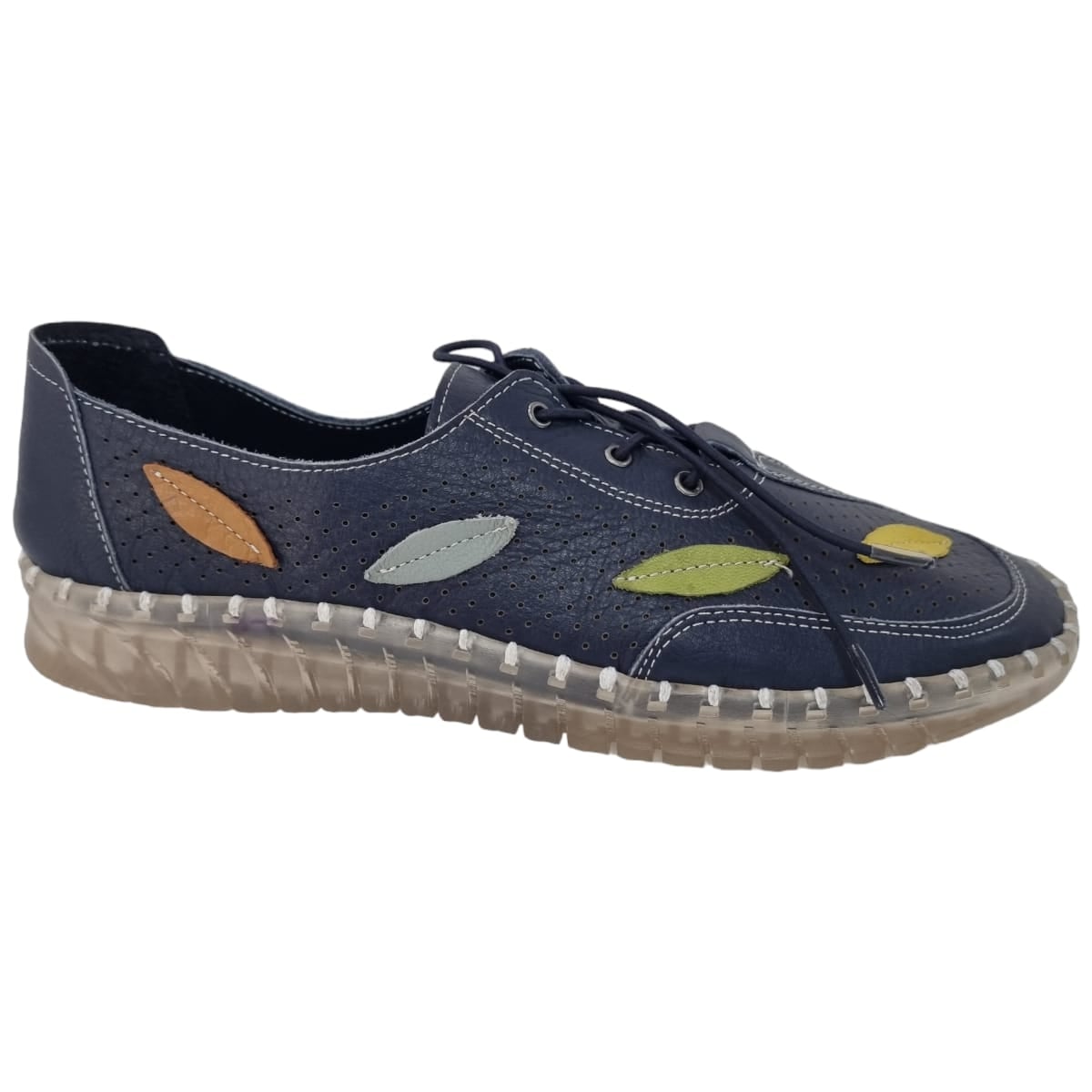 Pantofi Damă Casual Din Piele Naturală Negru 25415