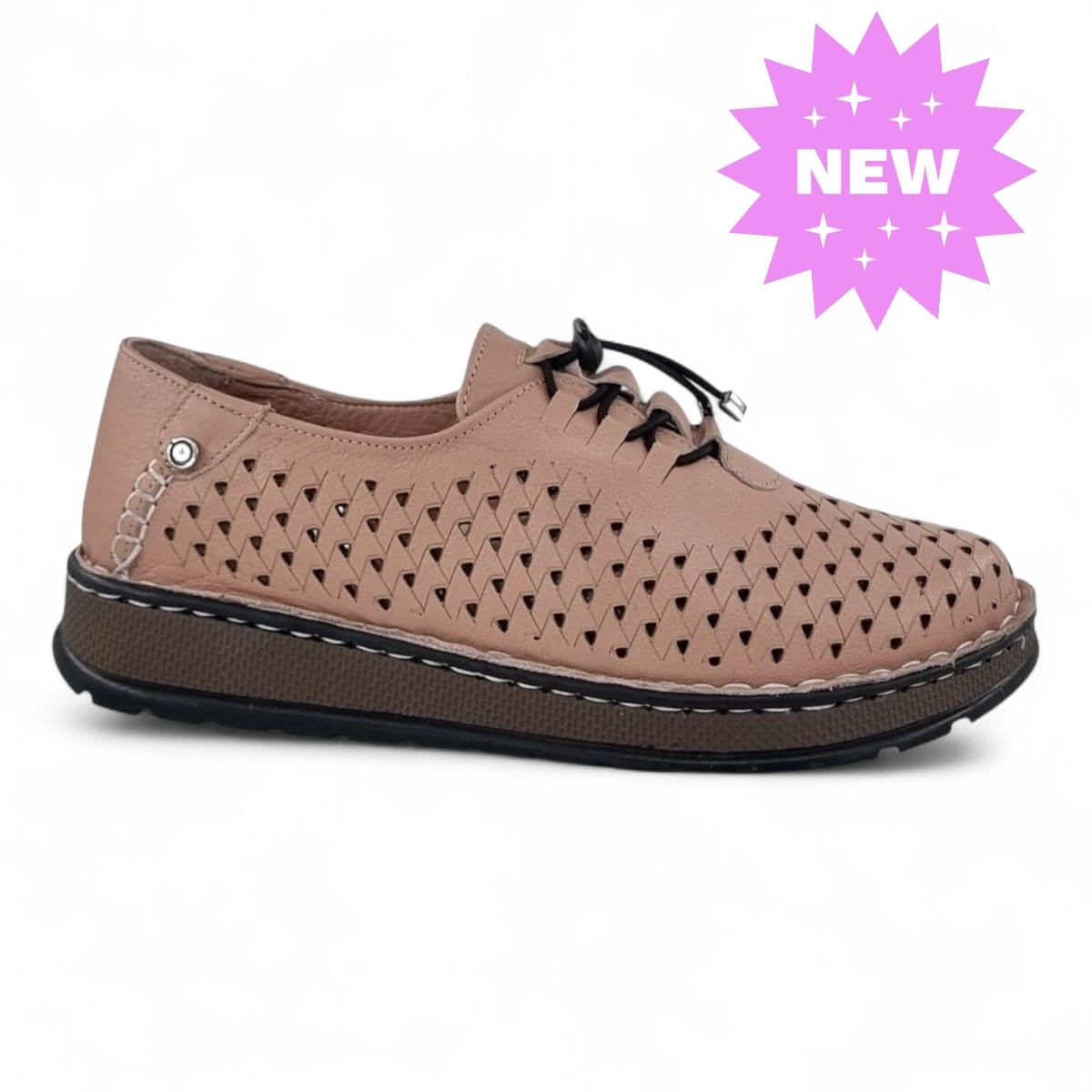Pantofi Damă Casual Confort Din Piele Naturală 25406