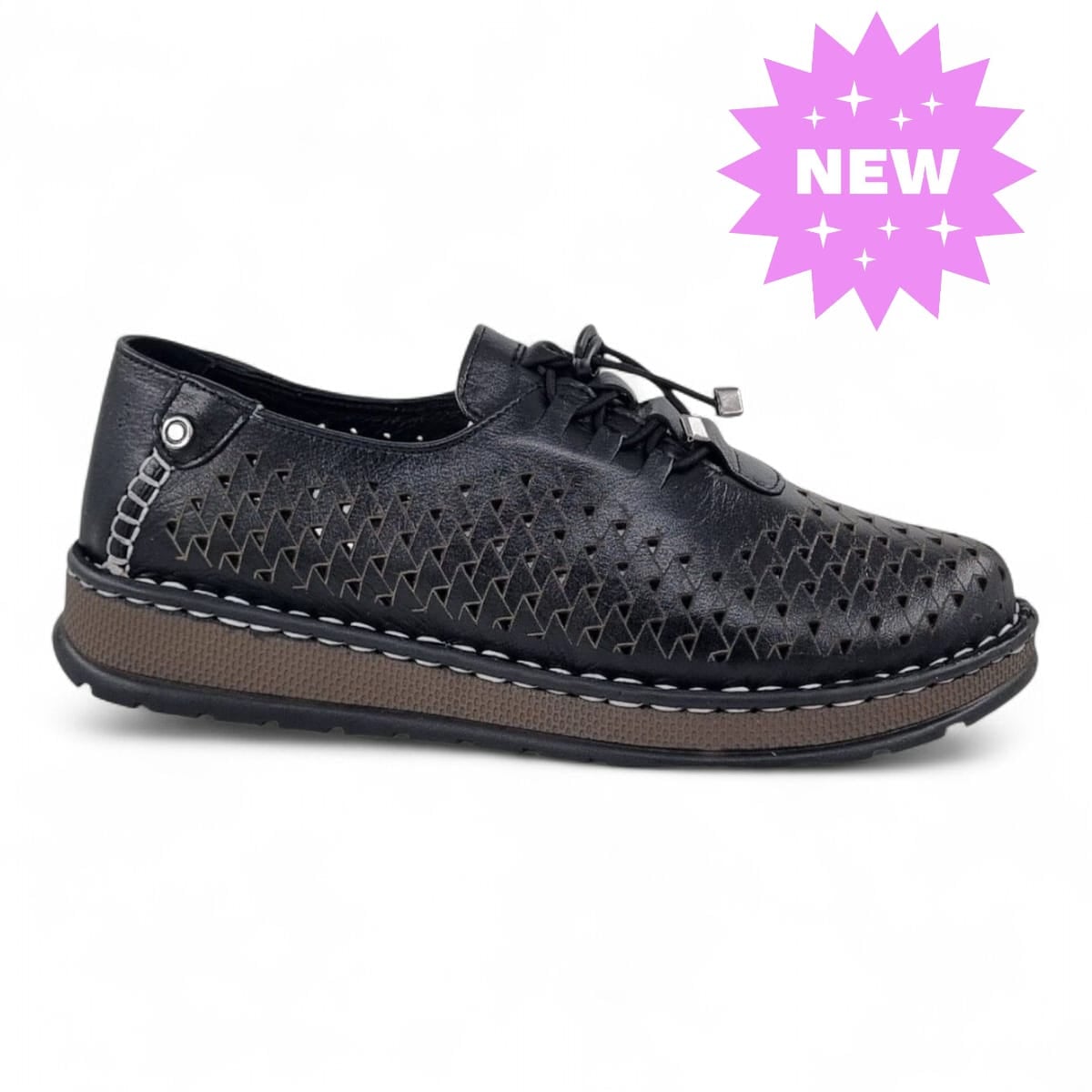 Pantofi Damă Casual Confort Din Piele Naturală 25407