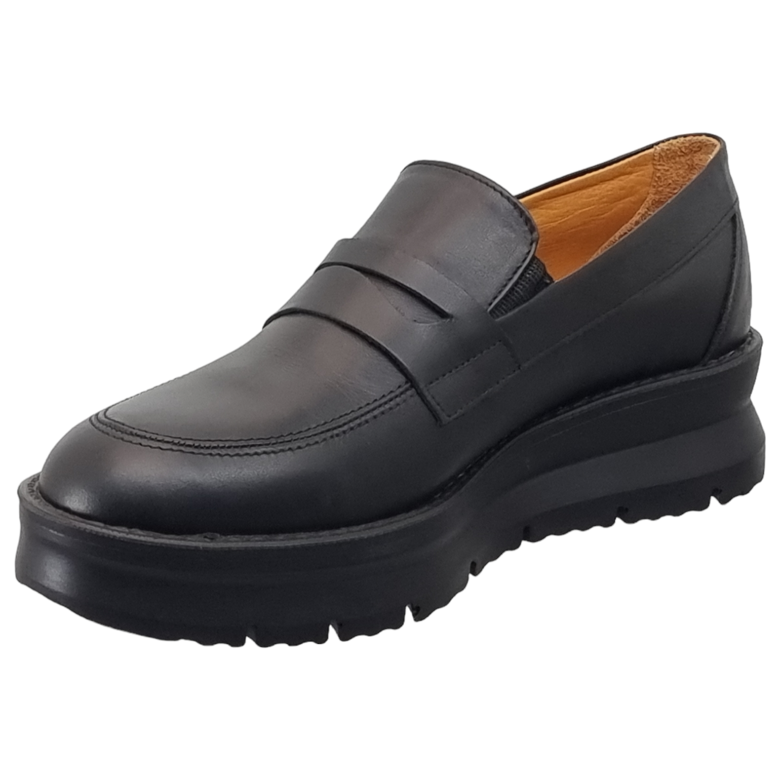 Pantofi Damă Casual Confort Din Piele Naturală Neagră 25136