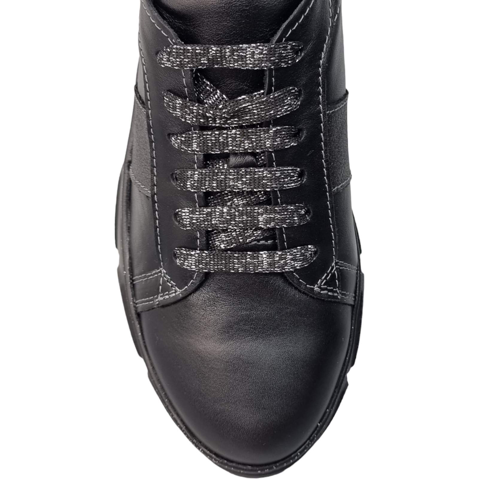 Pantofi Damă Casual Confort Din Piele Naturală Neagră 25169