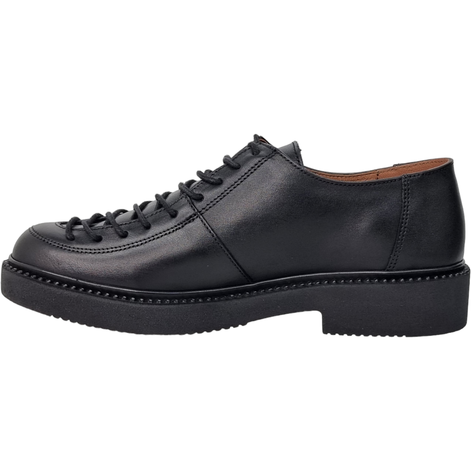 Pantofi Damă Casual Confort Din Piele Naturală Neagră 25173