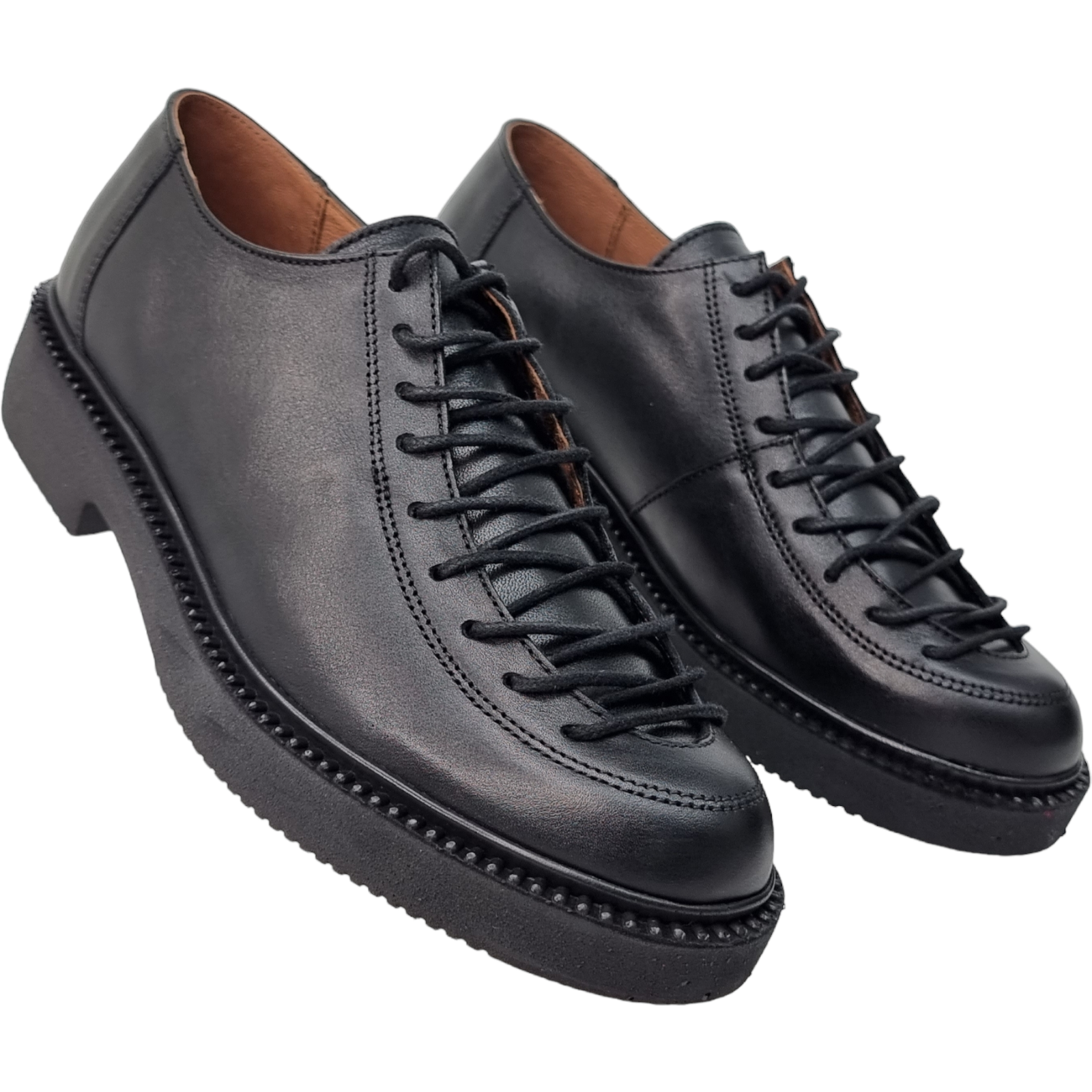 Pantofi Damă Casual Confort Din Piele Naturală Neagră 25173