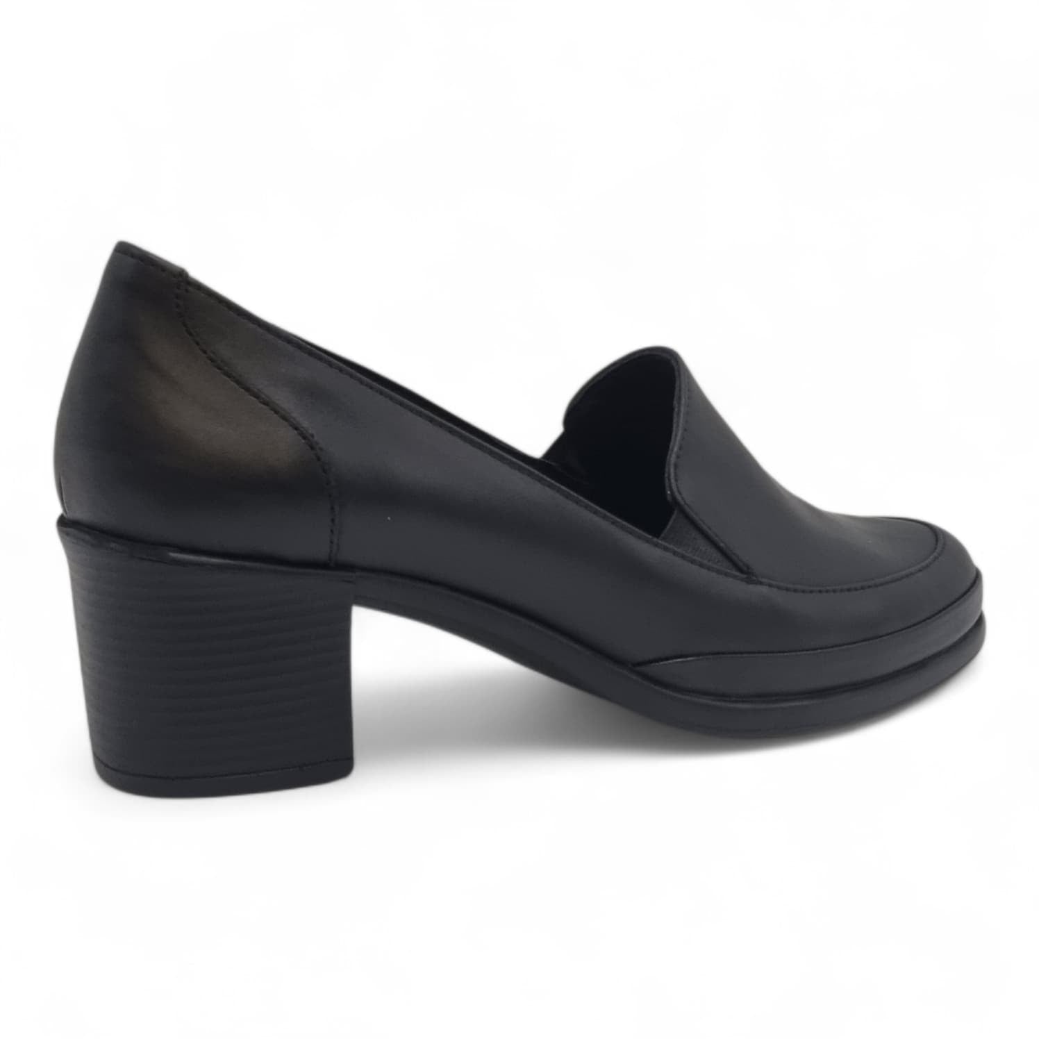 Pantofi Damă Casual Confort Din Piele Naturală Neagră 25443