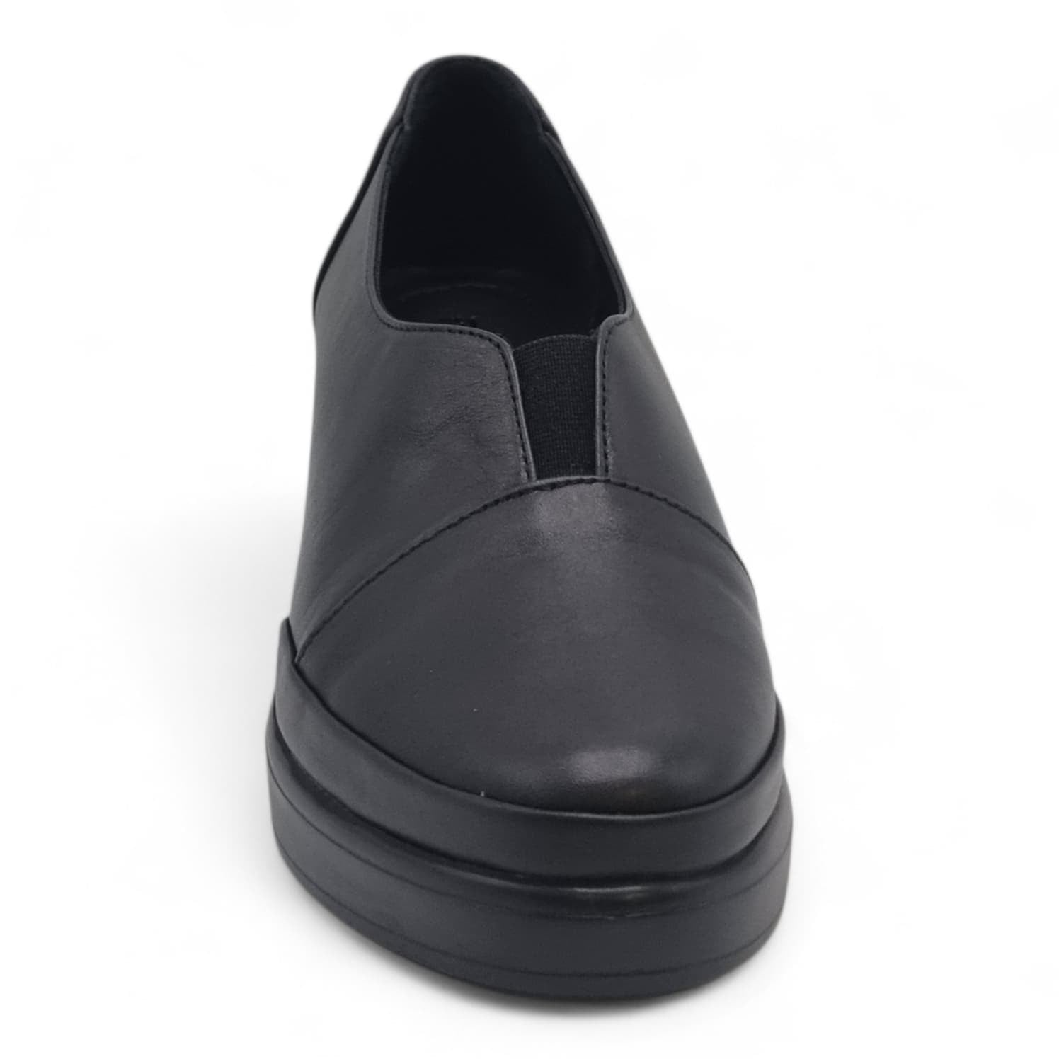 Pantofi Damă Casual Confort Din Piele Naturală Neagră 25448