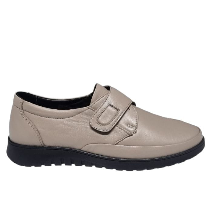 Pantofi Damă Casual Confort Din Piele Naturală Vizon 25457