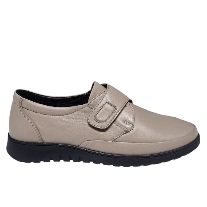 Pantofi Damă Casual Confort Din Piele Naturală Vizon 25457