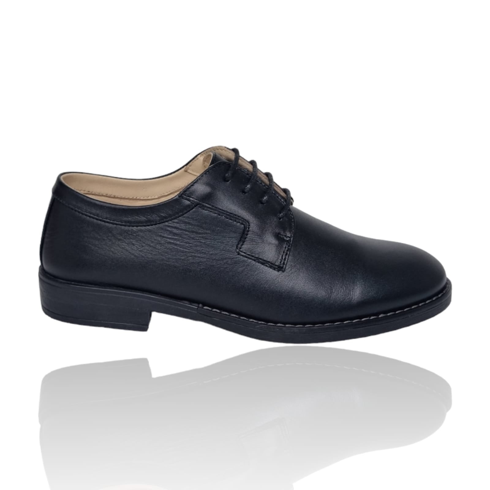 Pantofi Damă Casual Confort Din Piele Naturală Neagră 25166