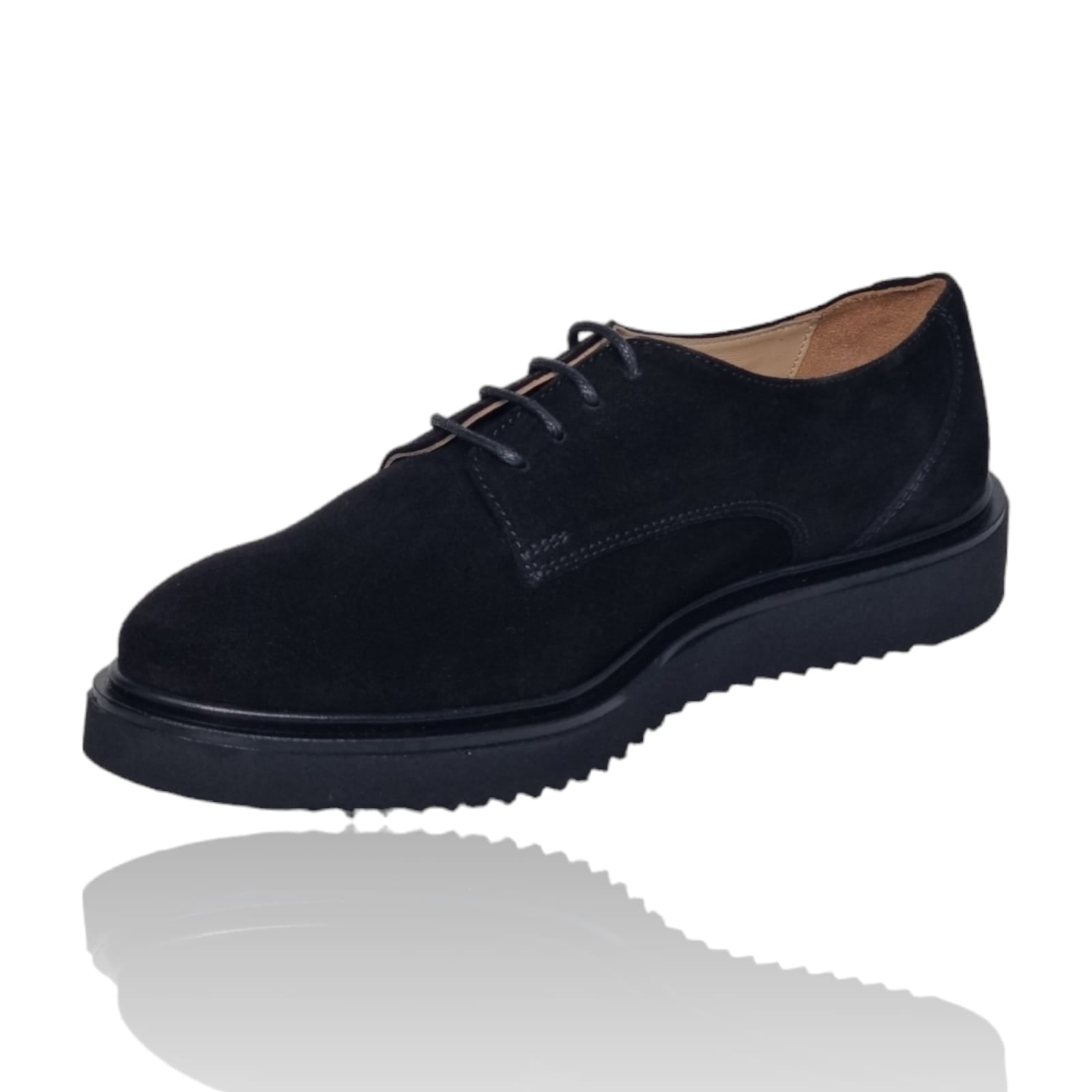 Pantofi Damă Casual Confort Din Piele Naturală Neagră 25164