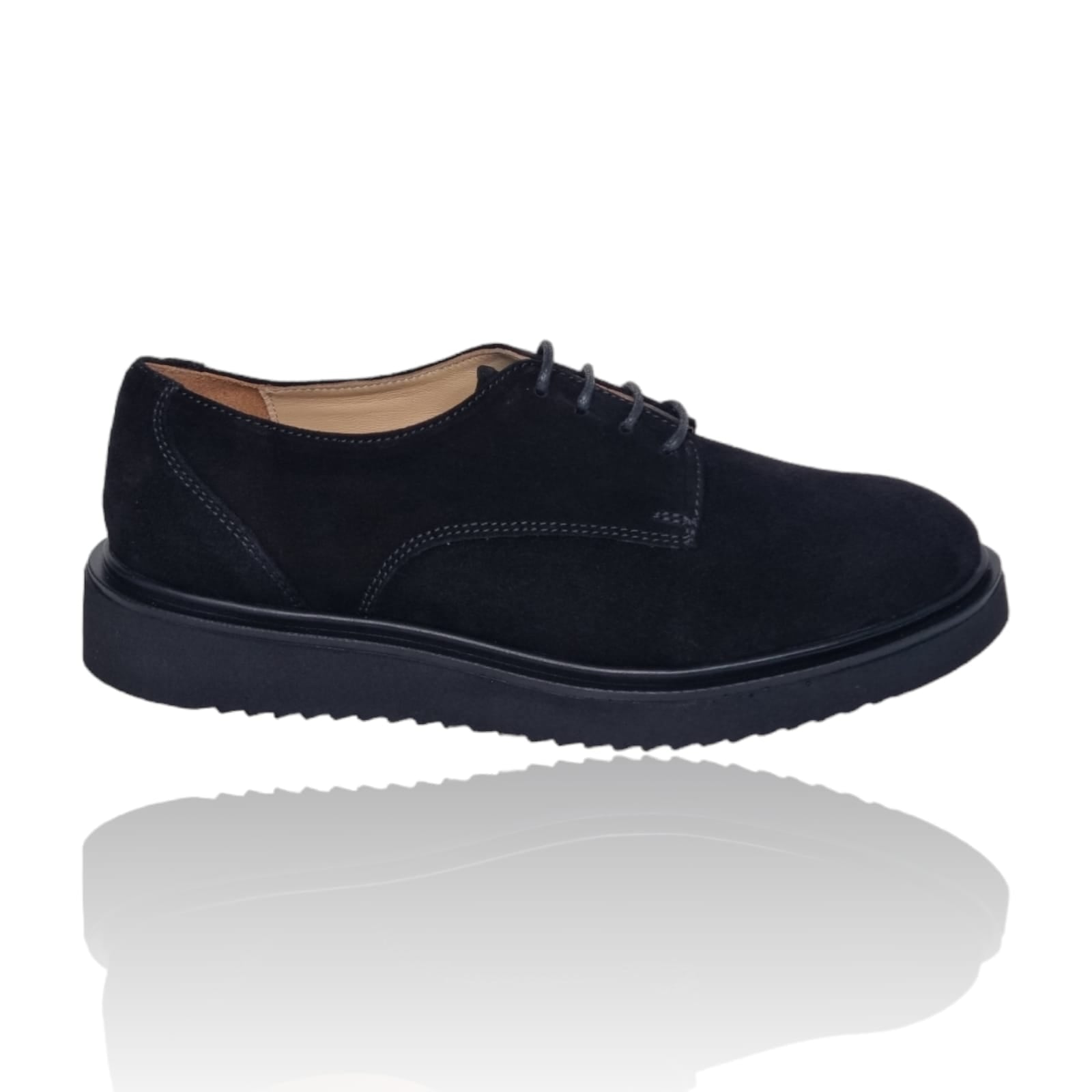 Pantofi Damă Casual Confort Din Piele Naturală Neagră 25164