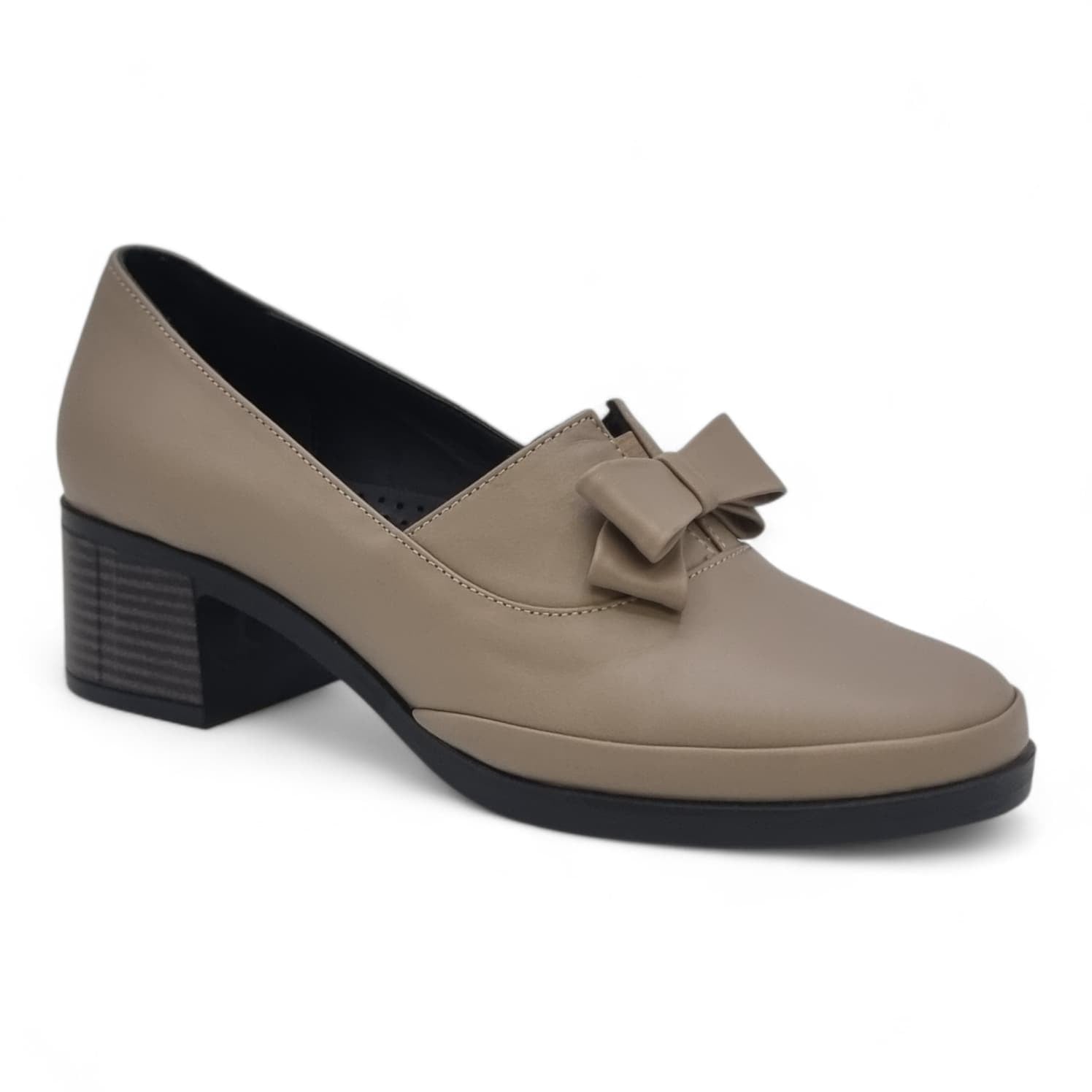 Pantofi Damă Casual Confort Din Piele Naturală Vizon 25446