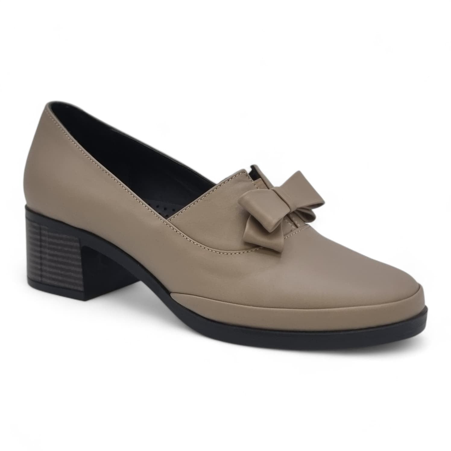 Pantofi Damă Casual Confort Din Piele Naturală Vizon 25446
