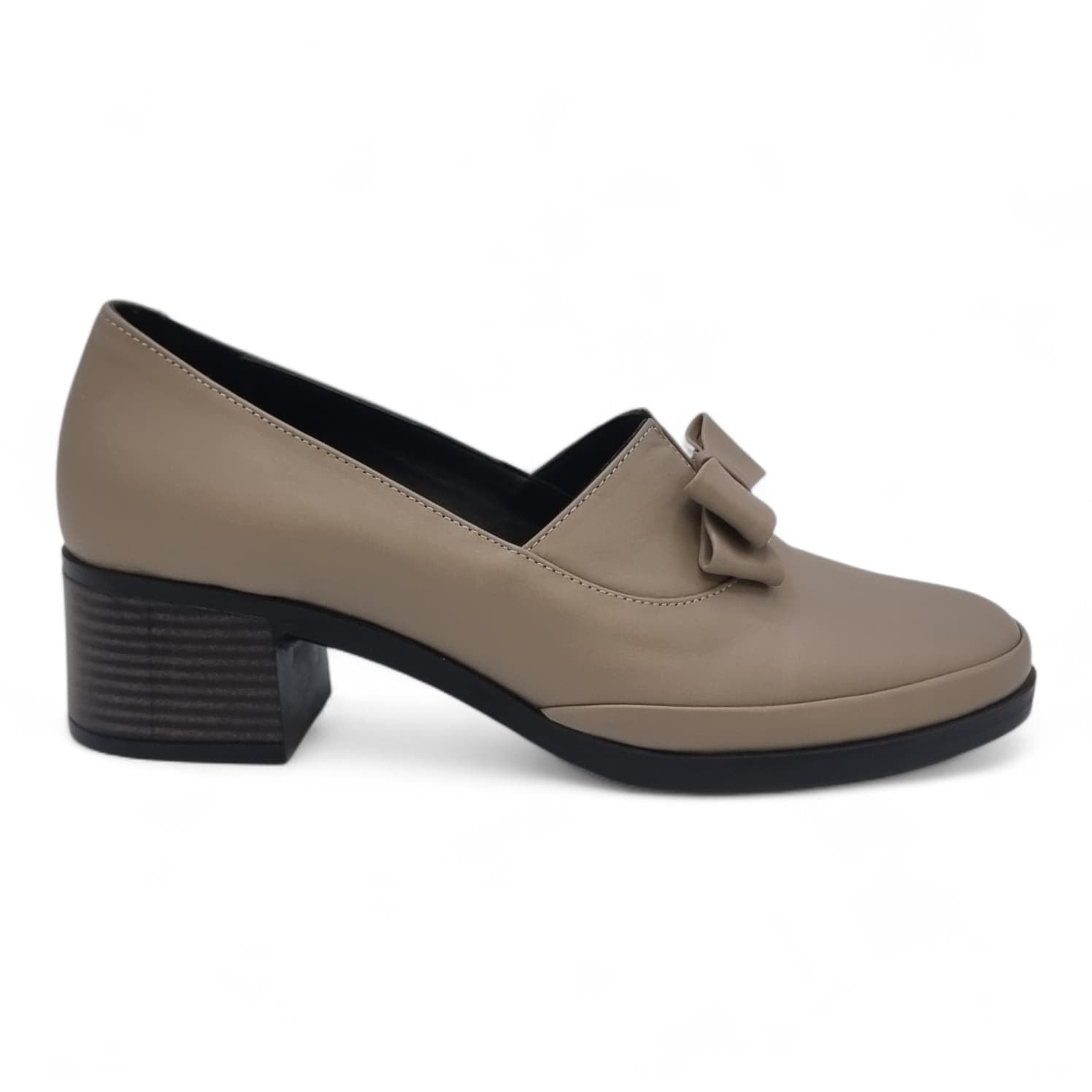 Pantofi Damă Casual Confort Din Piele Naturală Vizon 25446